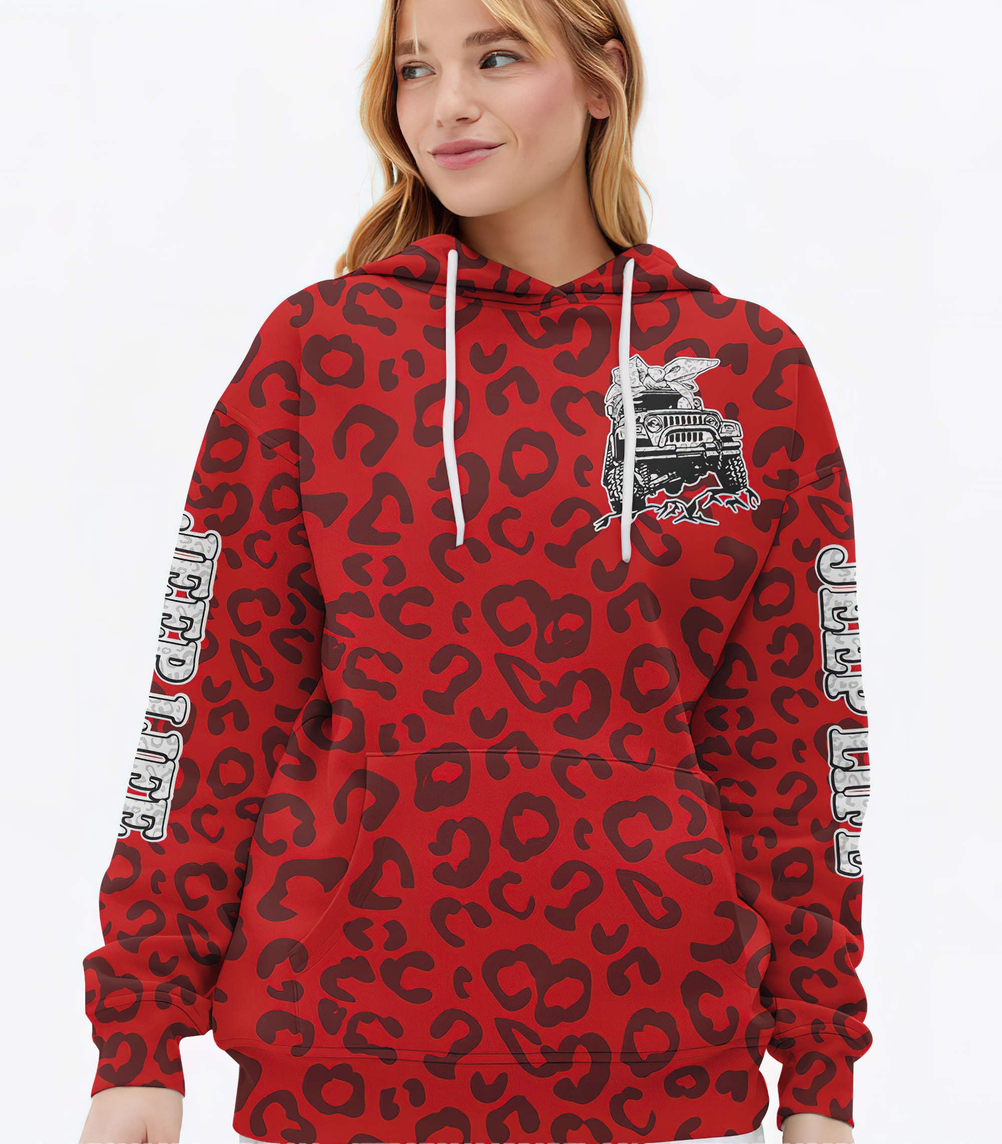 jeep-girl-leopard-red-hoodie