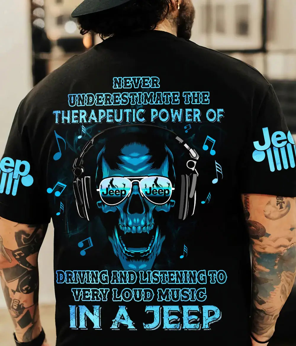 daily-deal-loud-music-in-a-jeep-skull-t-shirt