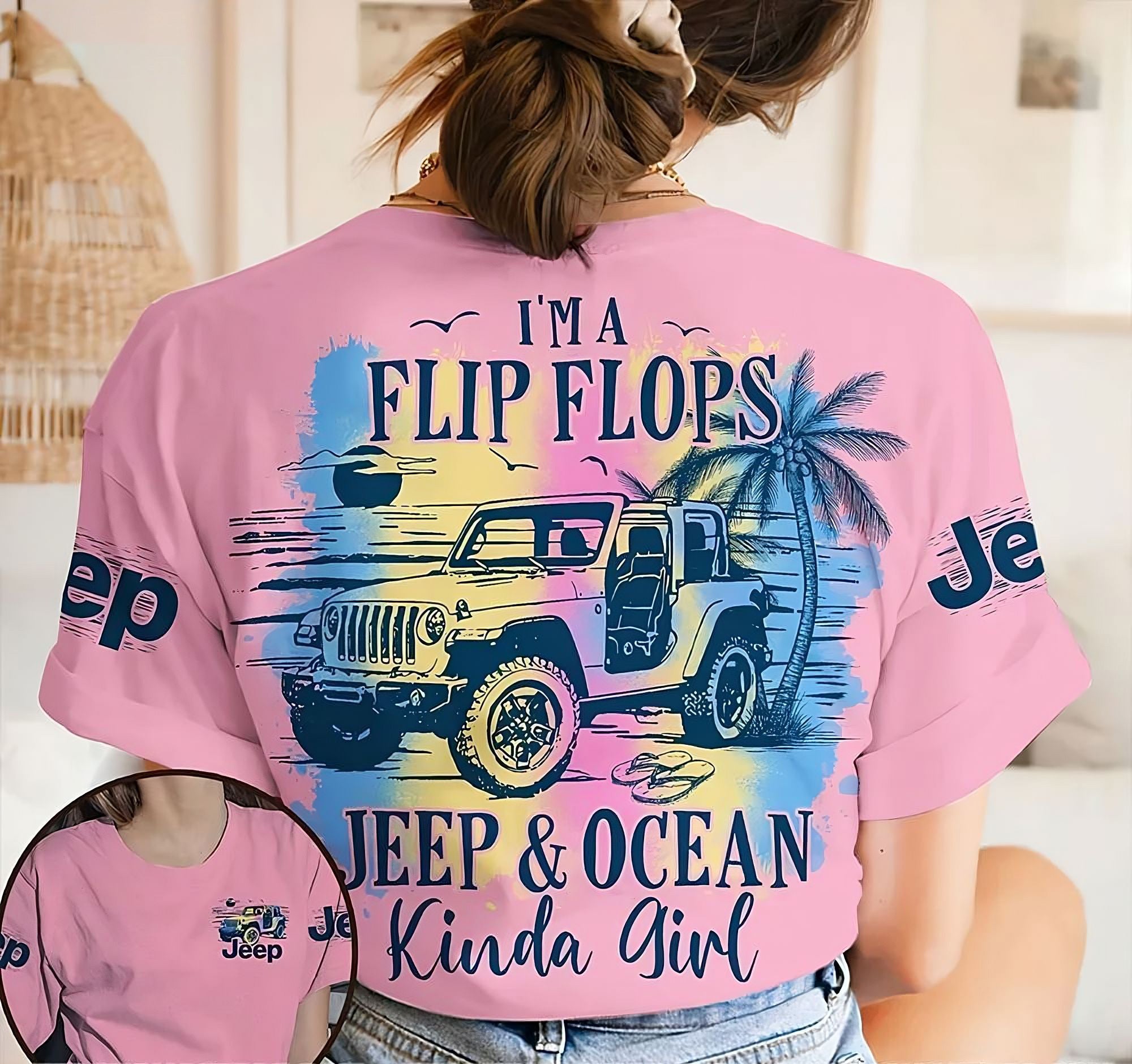 im-a-flip-flops-jeep-and-ocean-kinda-girl-colorful-all-over-print-t-shirt