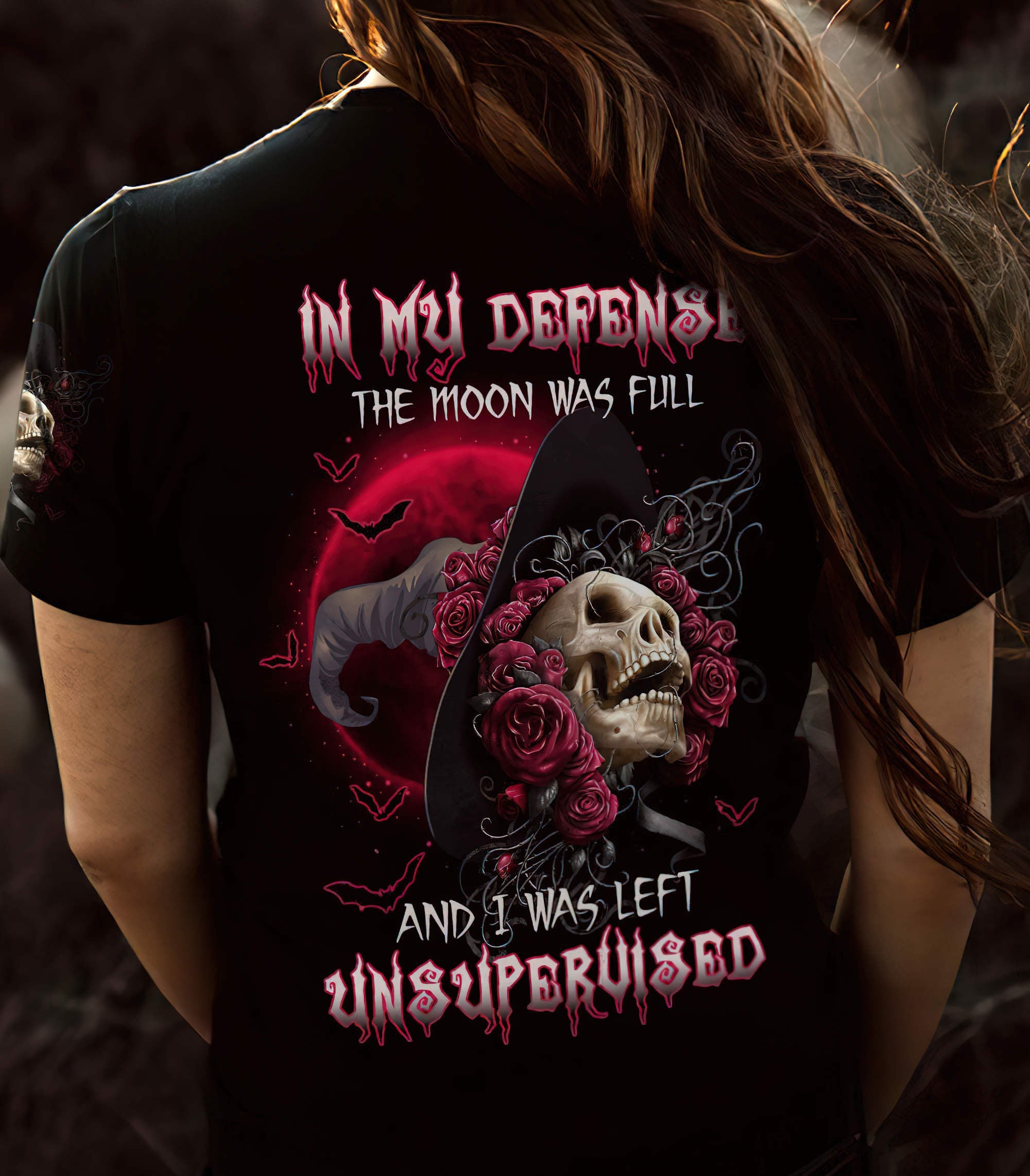 in-my-defense-witch-skull-all-over-print-women-v-neck-t-shirt