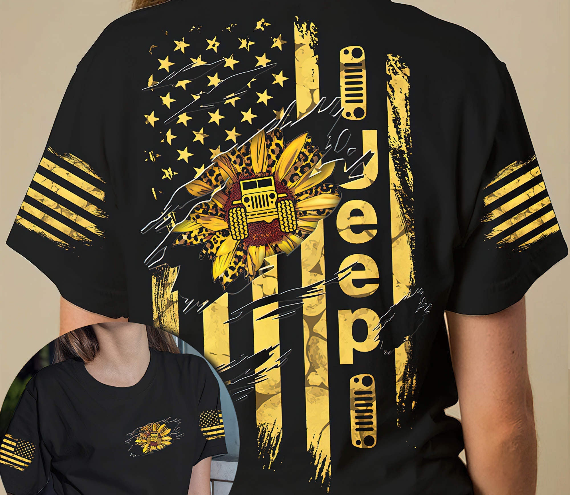 jeep-scratch-sunflower-flag-t-shirt