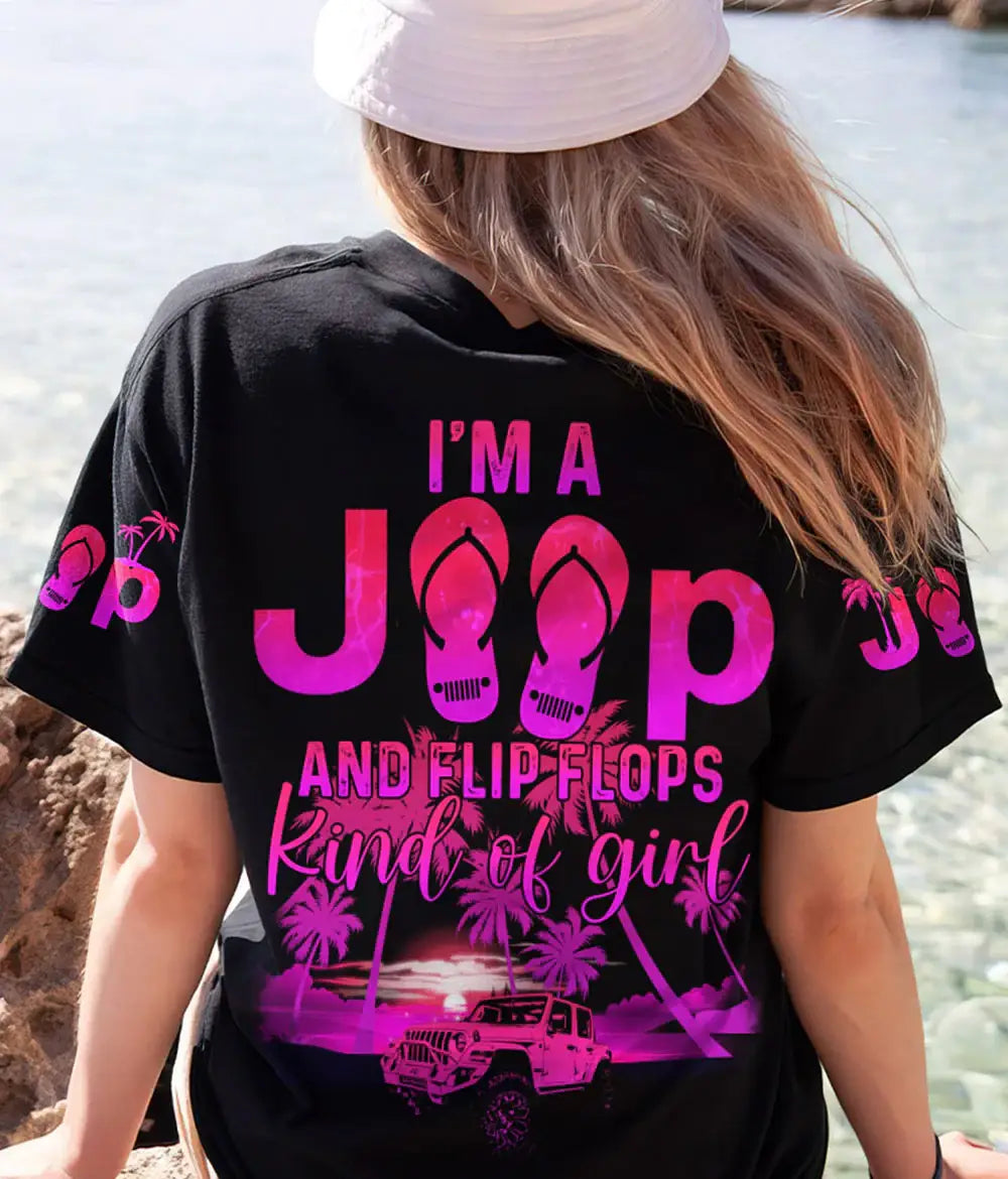 im-a-jeep-and-flip-flops-pink-t-shirt