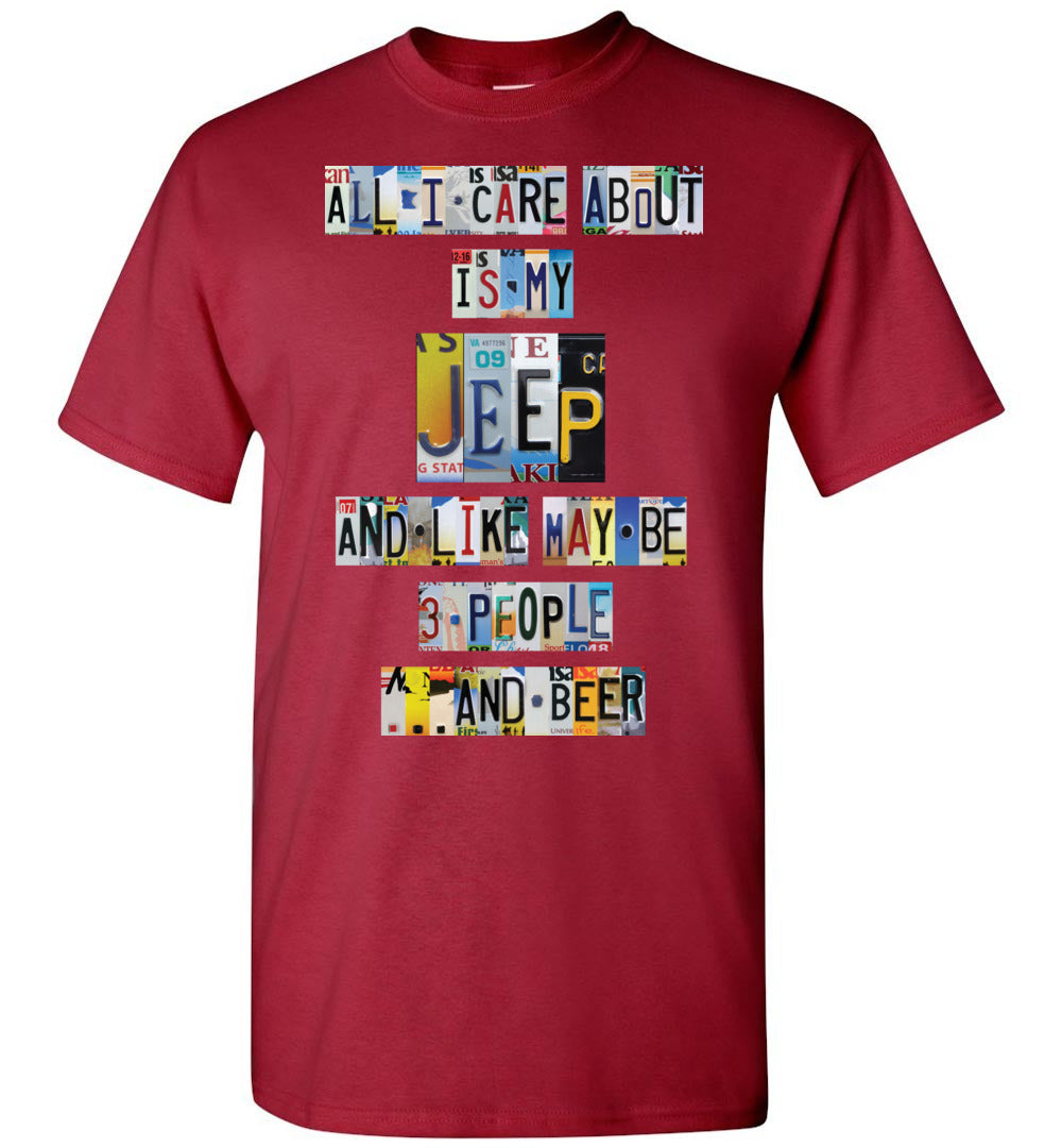 all-i-care-about-jeep-license-plate-t-shirt