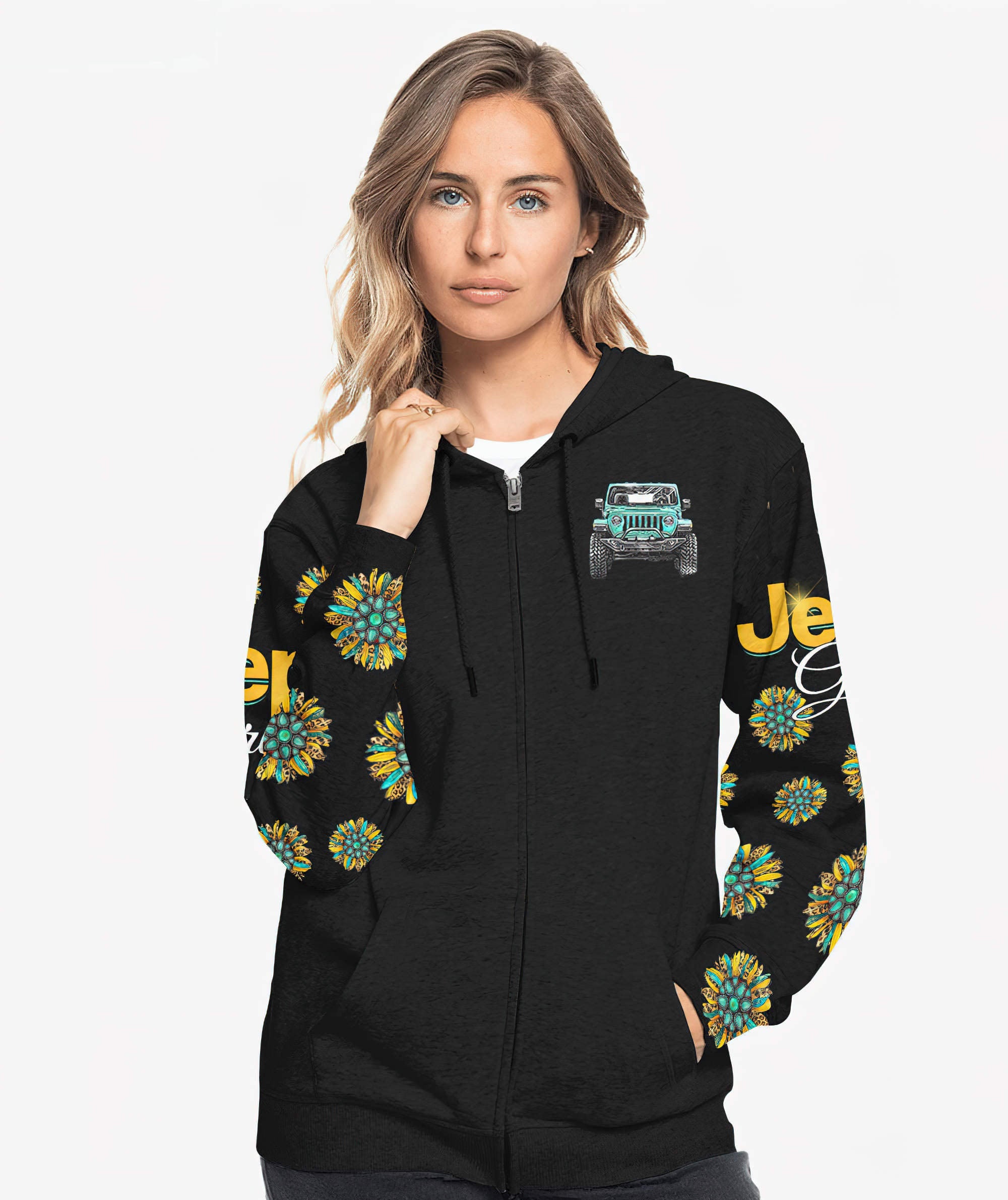 leopard-sunflower-jeep-girl-1-hoodie