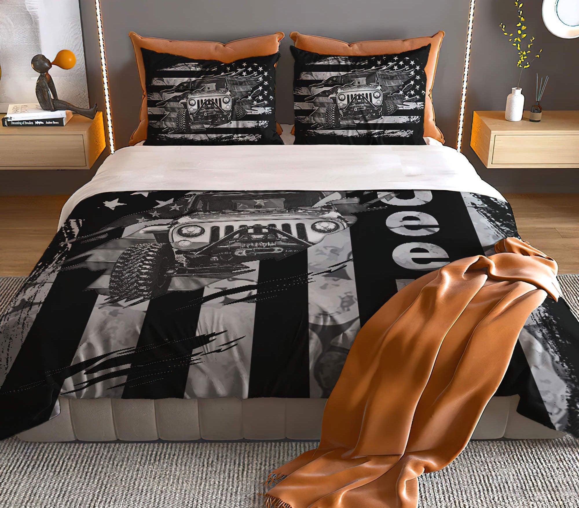 jeep-scratch-flag-bedding-set