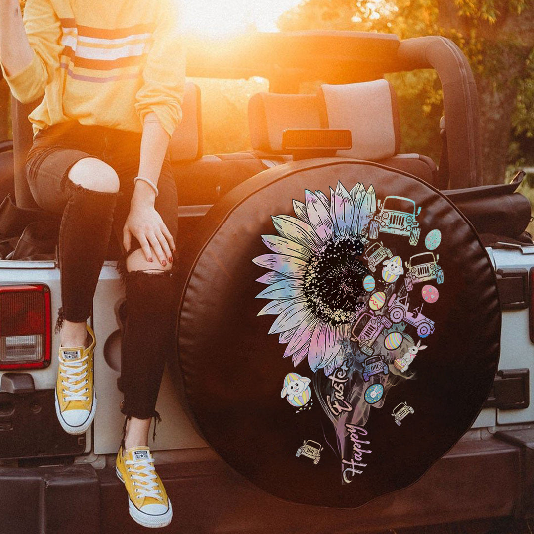 jeep-happy-easter-sunflower-easter-spare-tire-cover