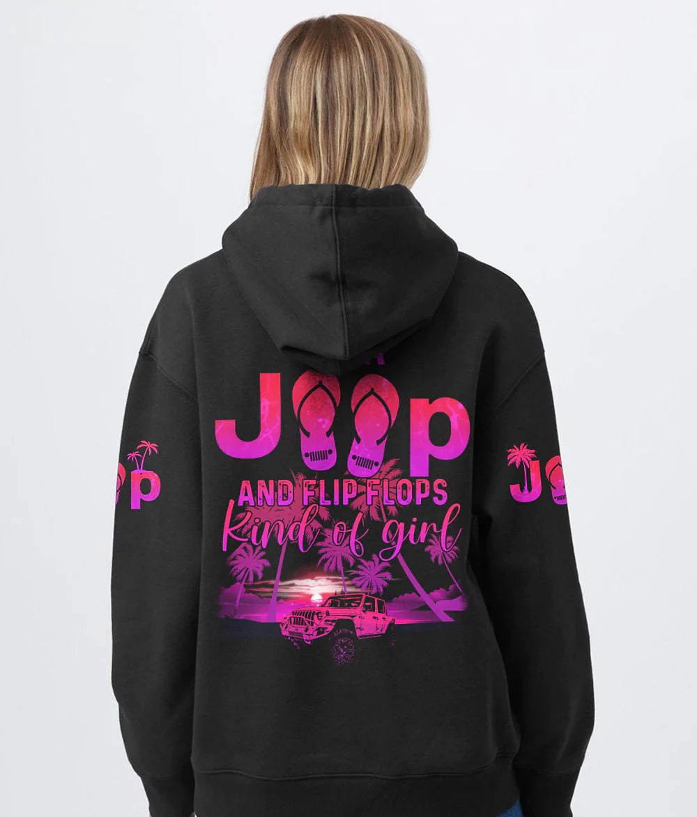 im-a-jeep-and-flip-flops-pink-hoodie