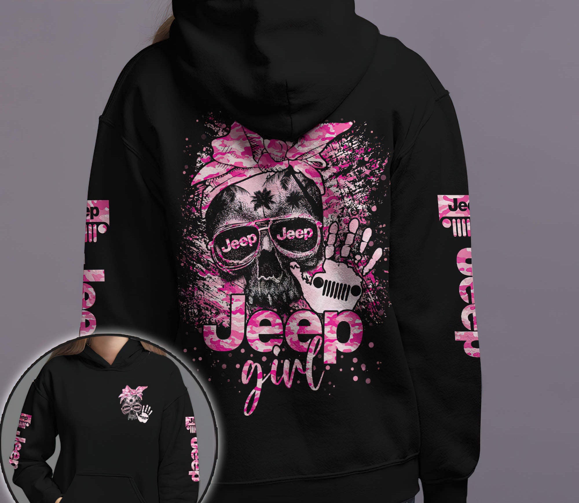 jeep-girl-skull-pink-camo-hoodie