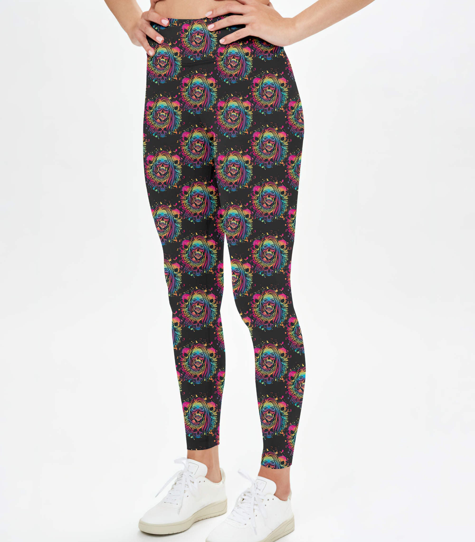 the-good-girl-in-me-got-tired-of-skull-tattoo-all-over-print-leggings