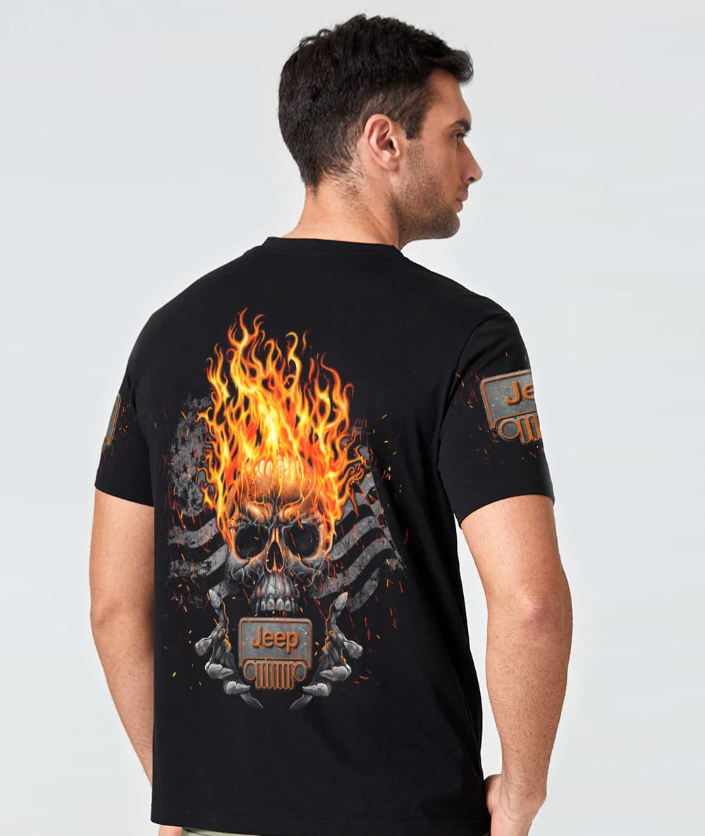 jeep-skull-flaming-t-shirt