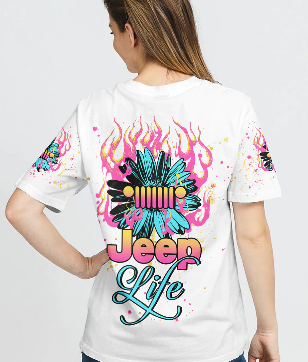 jeep-life-daisy-t-shirt