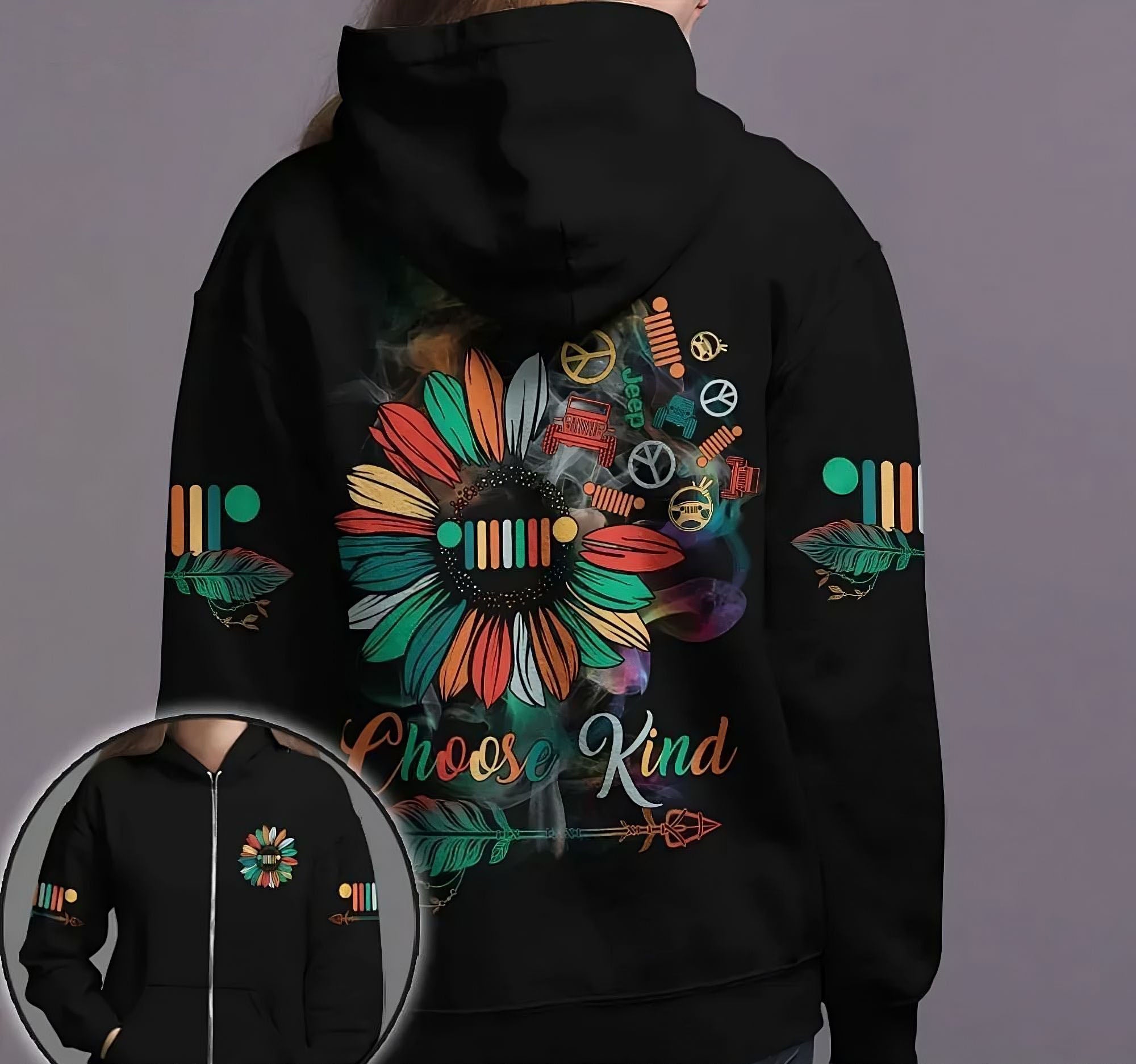 choose-kind-hippie-sunflower-jeep-all-over-print-hoodie