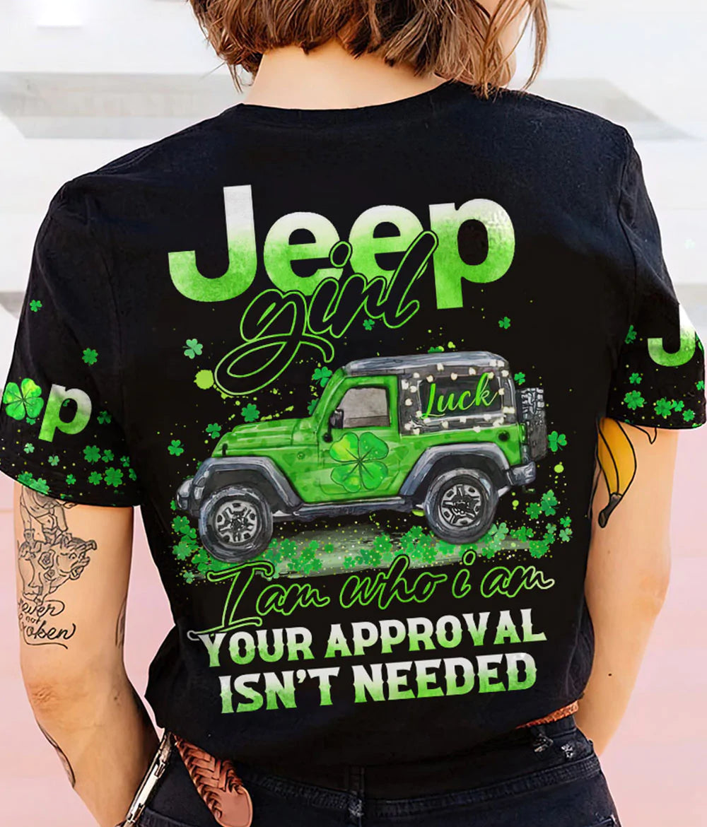 jeep-girl-i-am-who-i-am-patricks-day-t-shirt