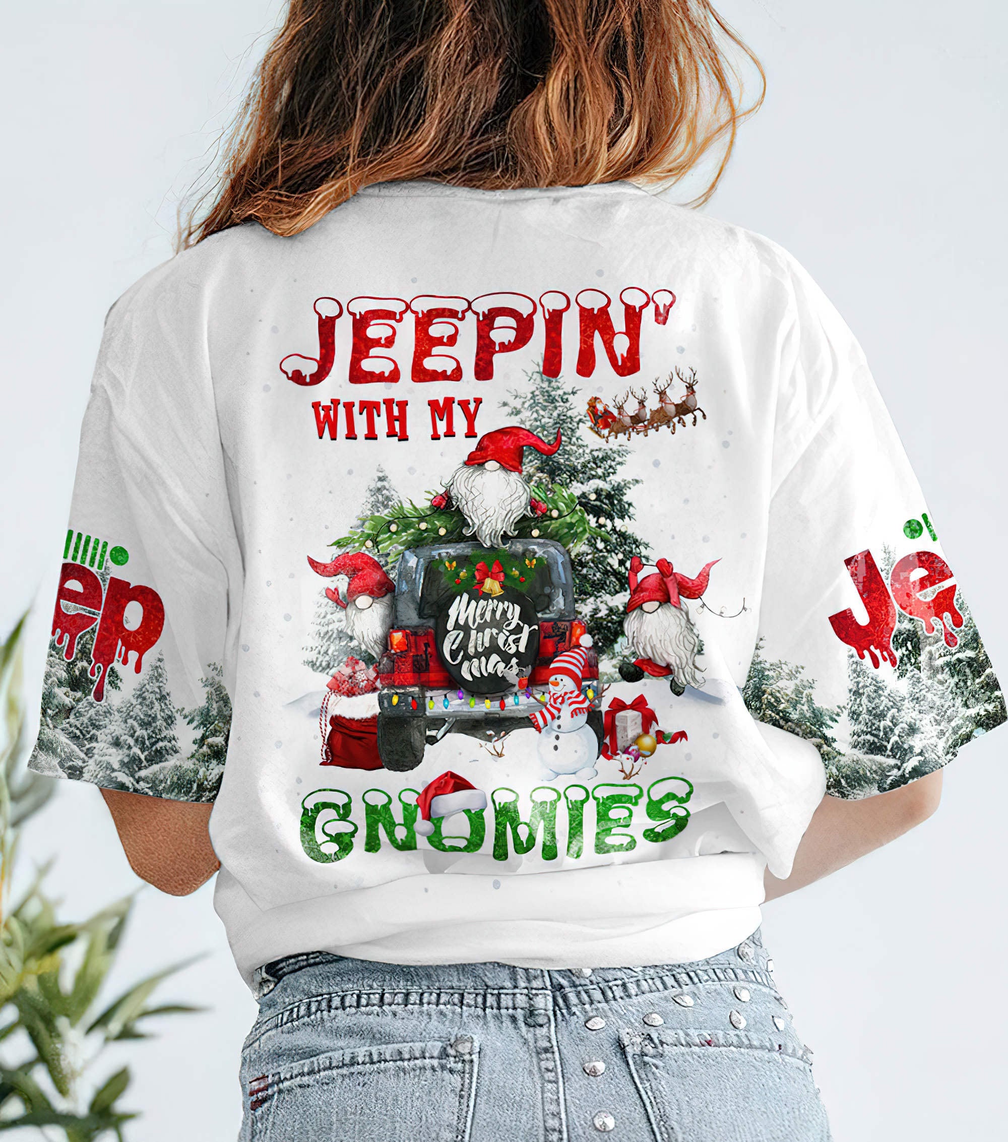 jeepin-with-my-gn-christmas-t-shirt