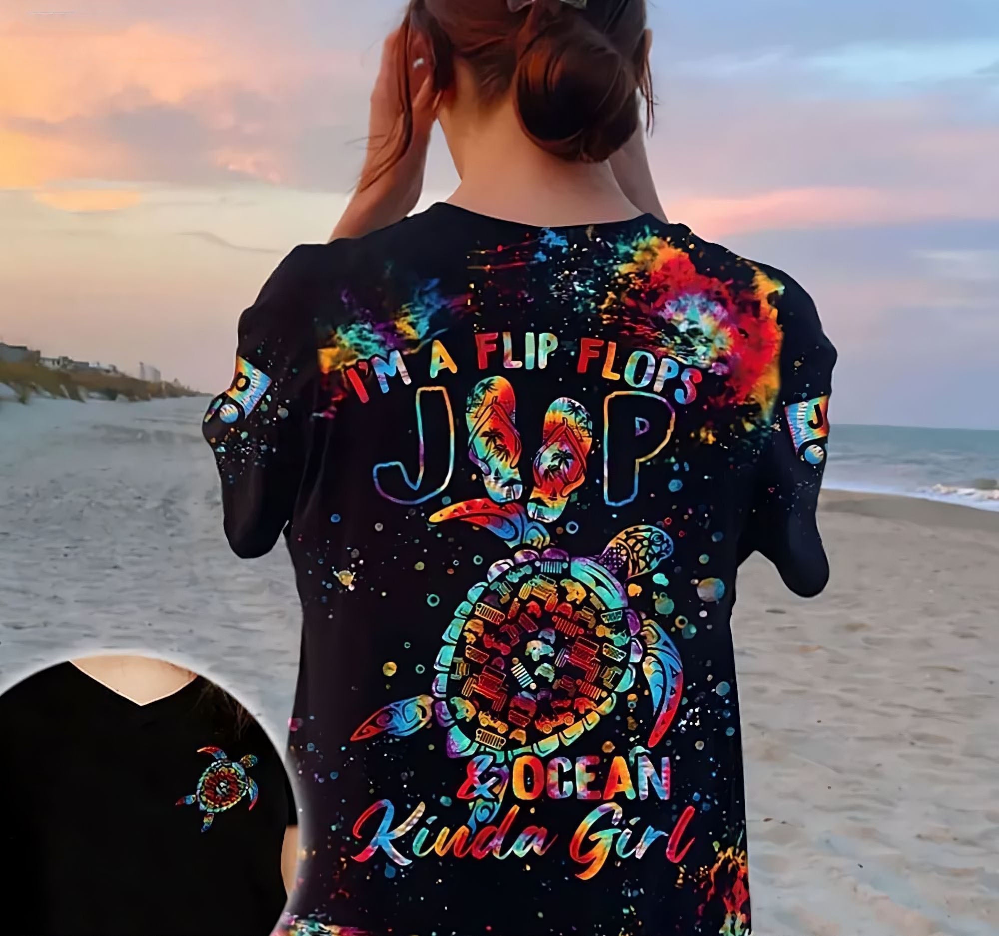 im-a-flip-flops-jeep-and-ocean-kinda-girl-turtle-all-over-print-t-shirt