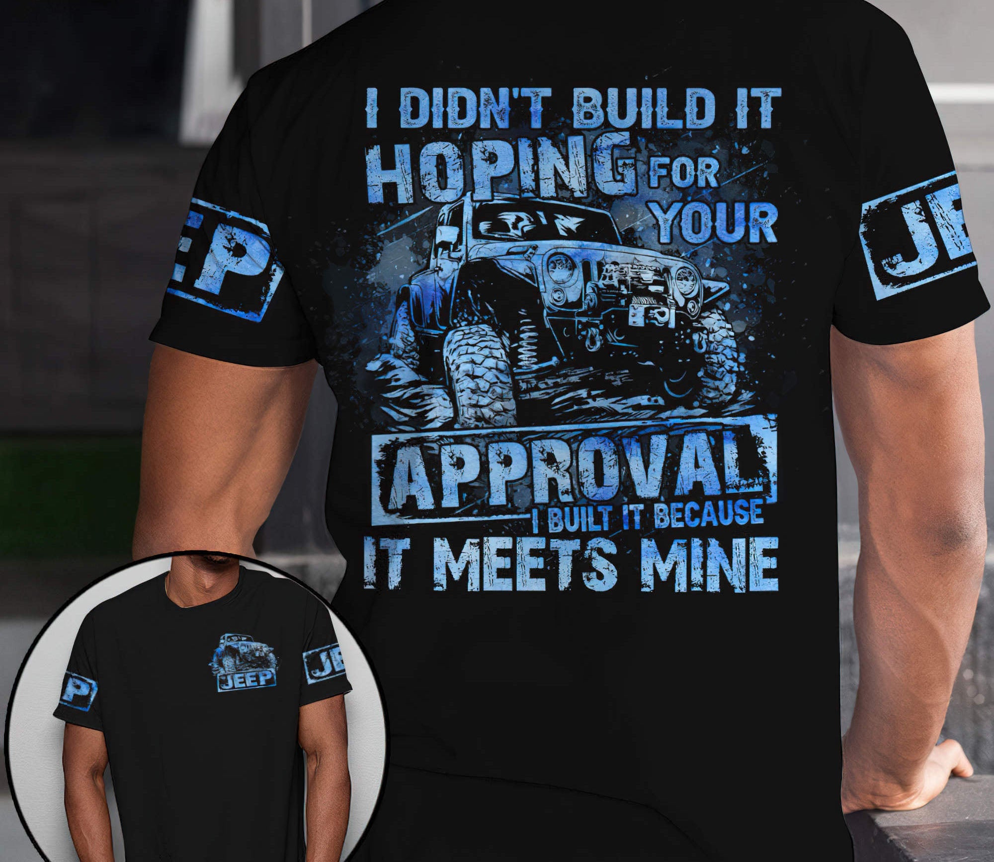 i-built-it-jeep-blue-t-shirt