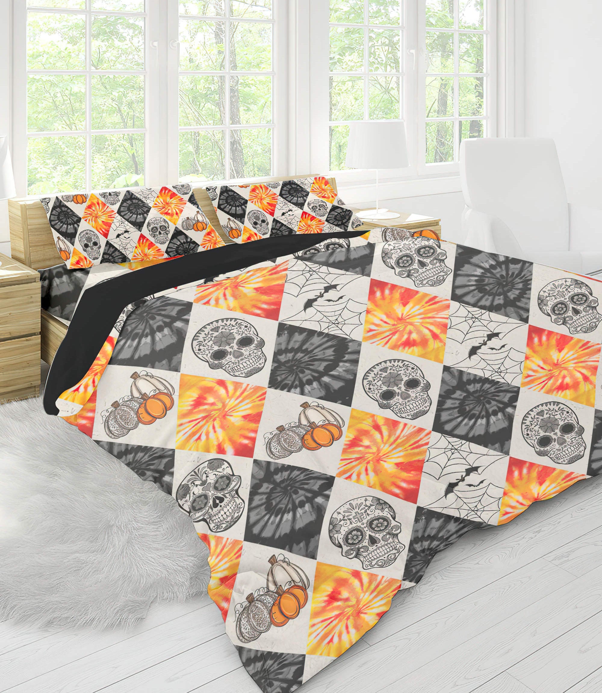 sugar-skull-halloween-bedding-set-bedding-set