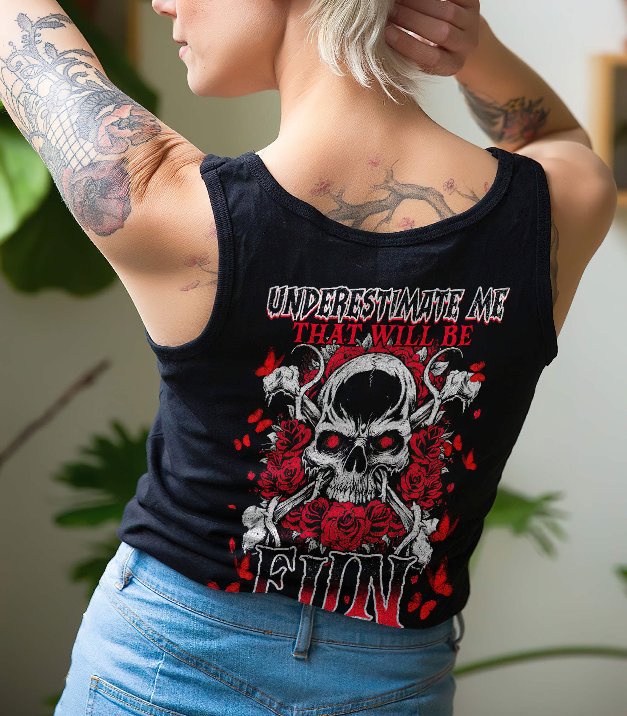 underestimate-me-rose-skull-all-over-print-1-tank-top