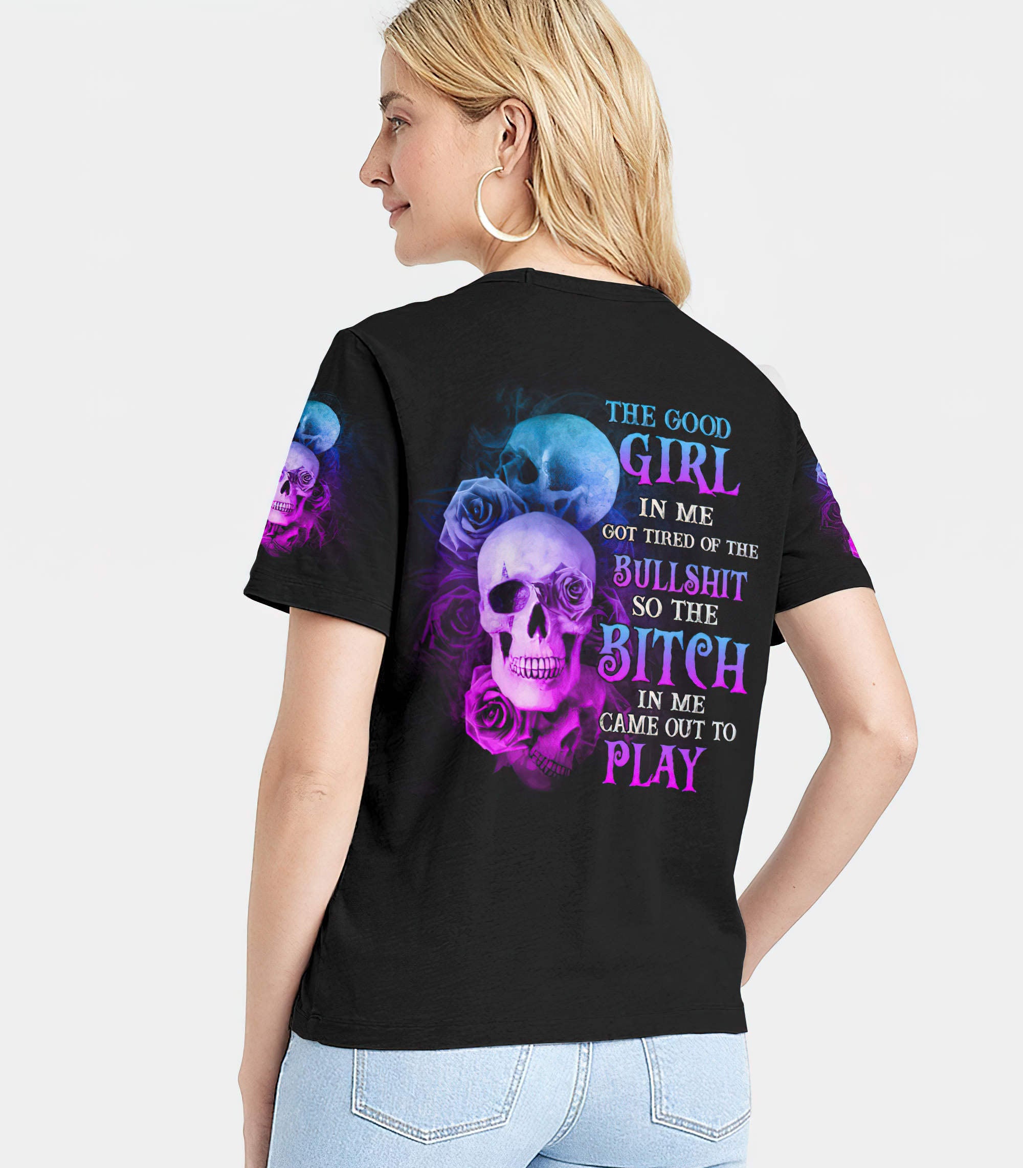 the-good-girl-in-me-got-tired-skull-all-over-print-29-women-v-neck-t-shirt