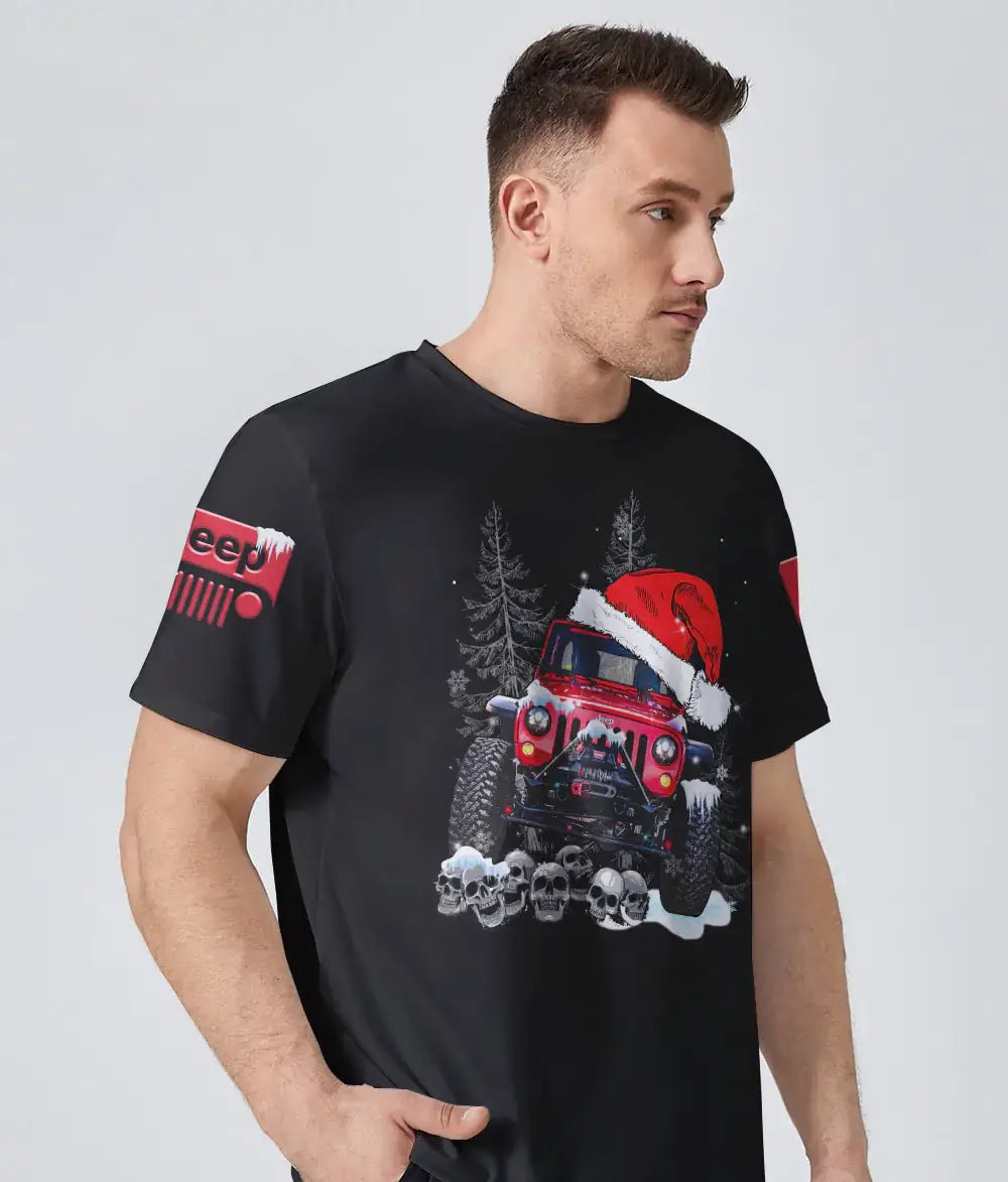 on-the-naughty-list-jeep-christmas-t-shirt