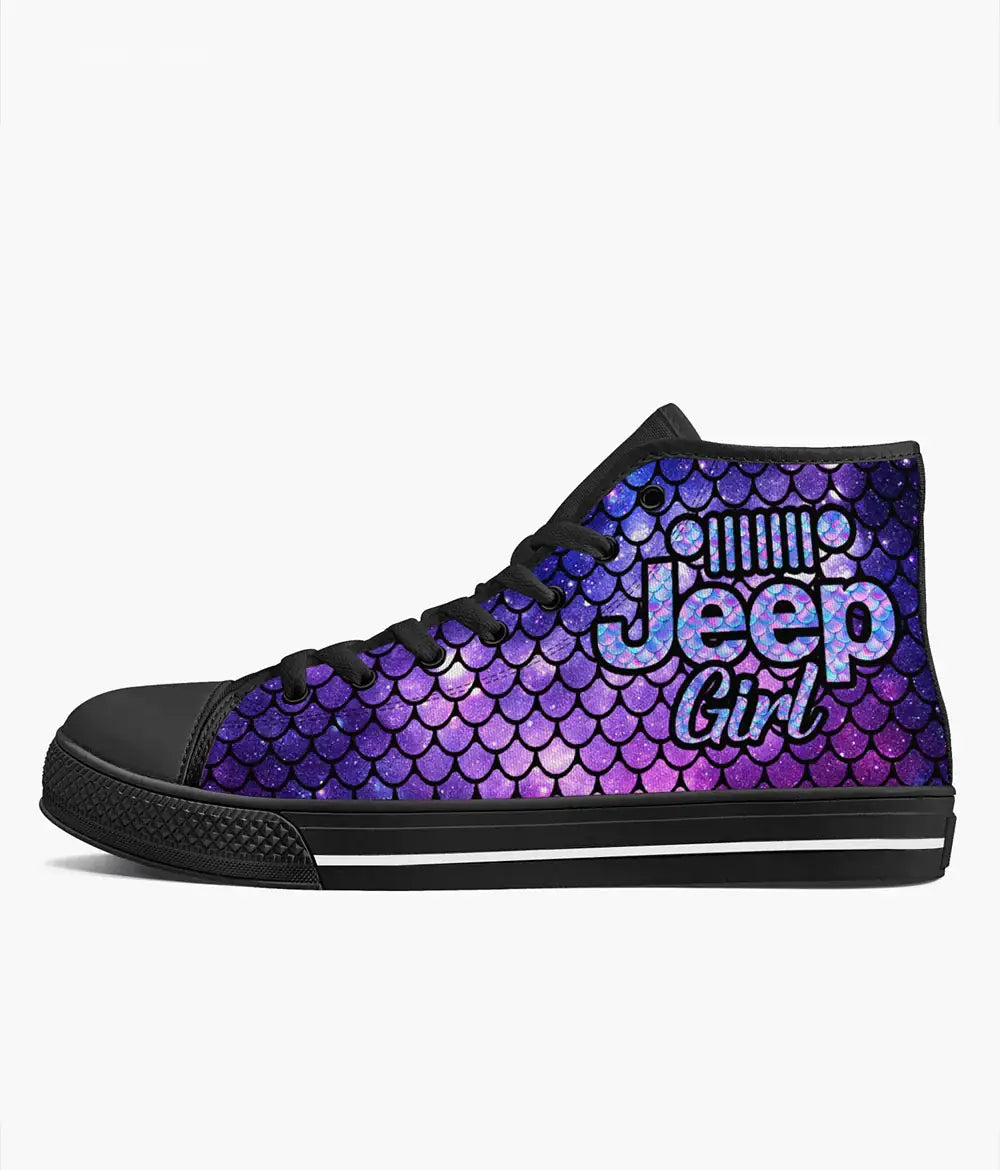 jeep-girl-mermaid-galaxy-high-top-canvas-shoes-high-top-shoes