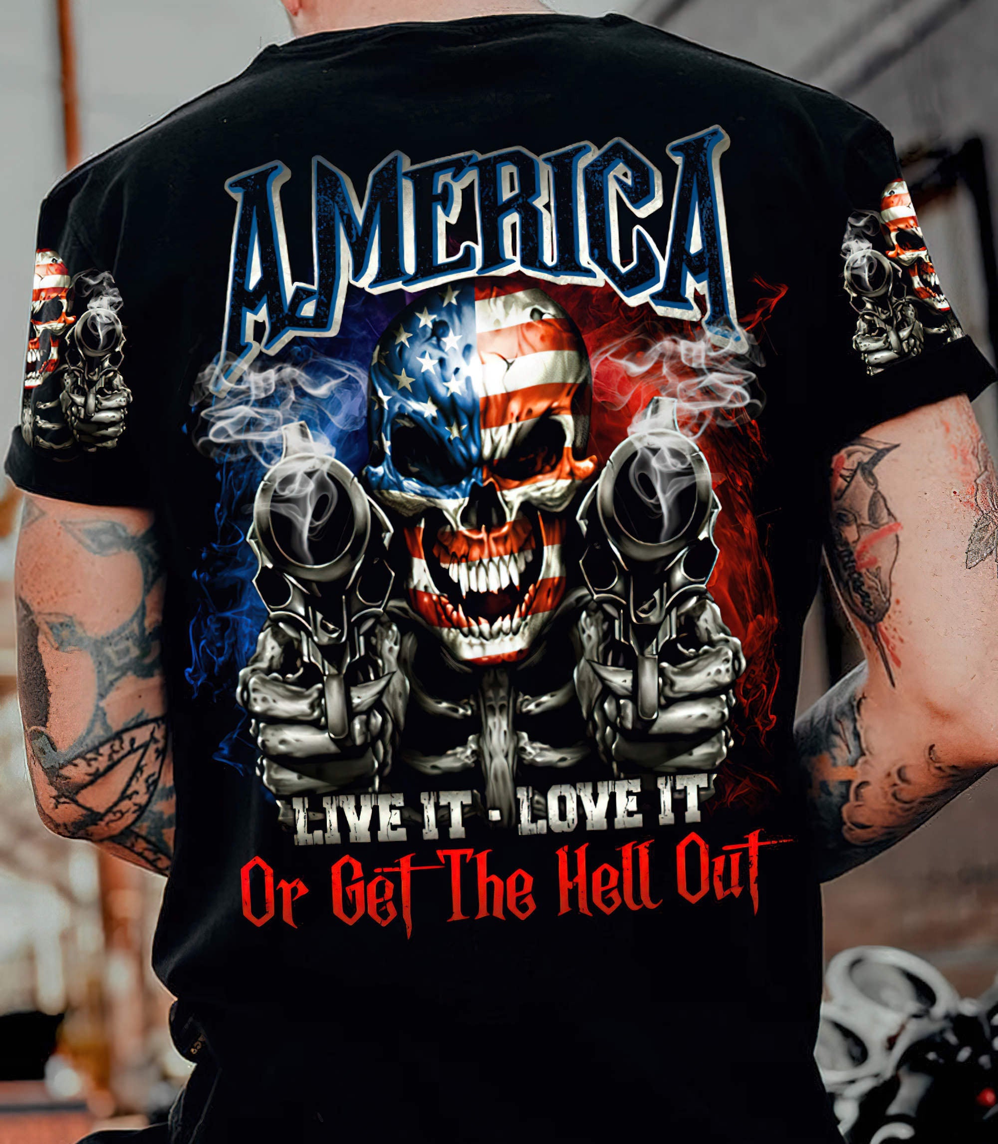 america-live-it-love-it-or-get-the-hell-out-skull-g-all-over-print-t-shirt