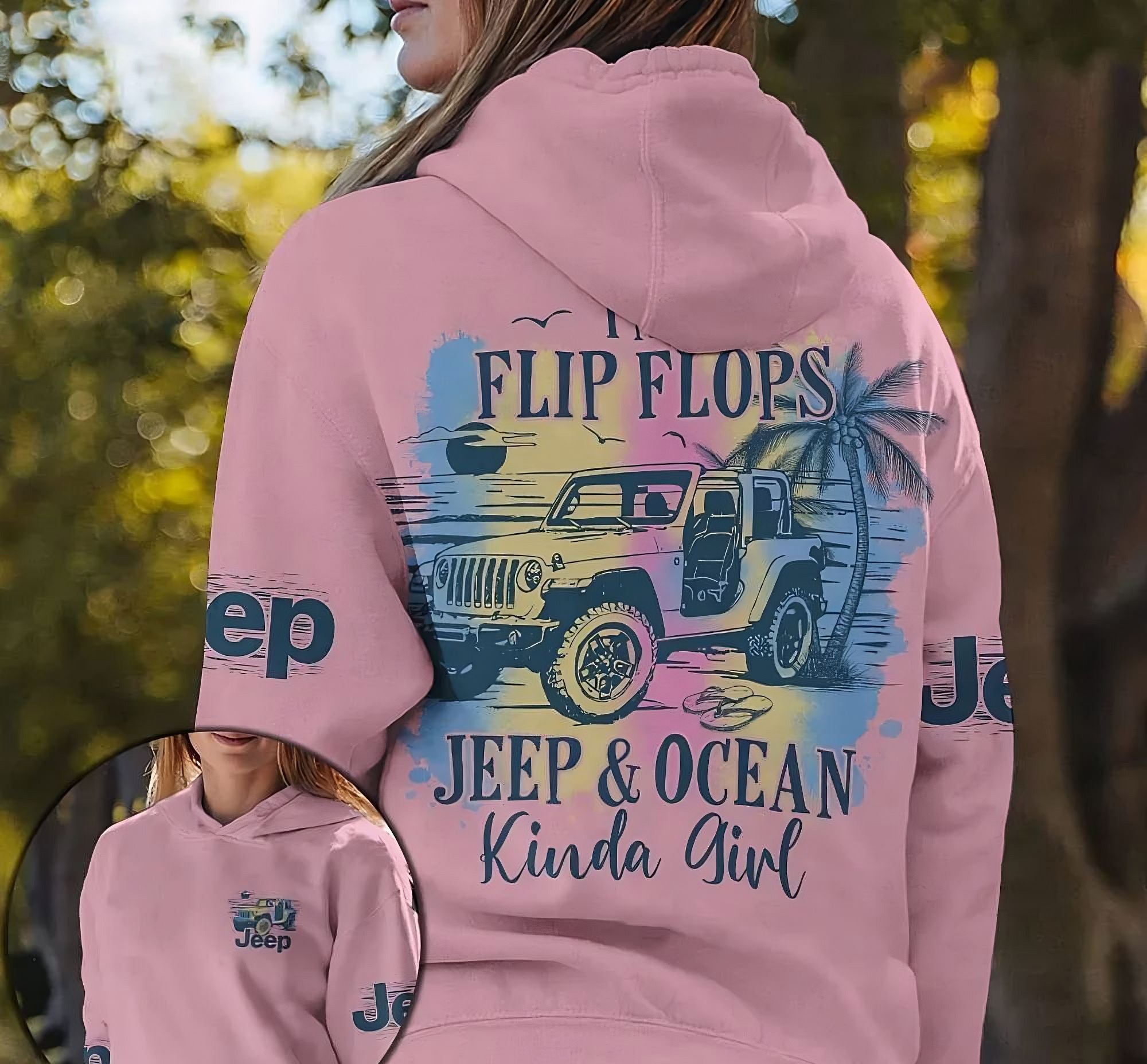 im-a-flip-flops-jeep-and-ocean-kinda-girl-colorful-all-over-print-hoodie