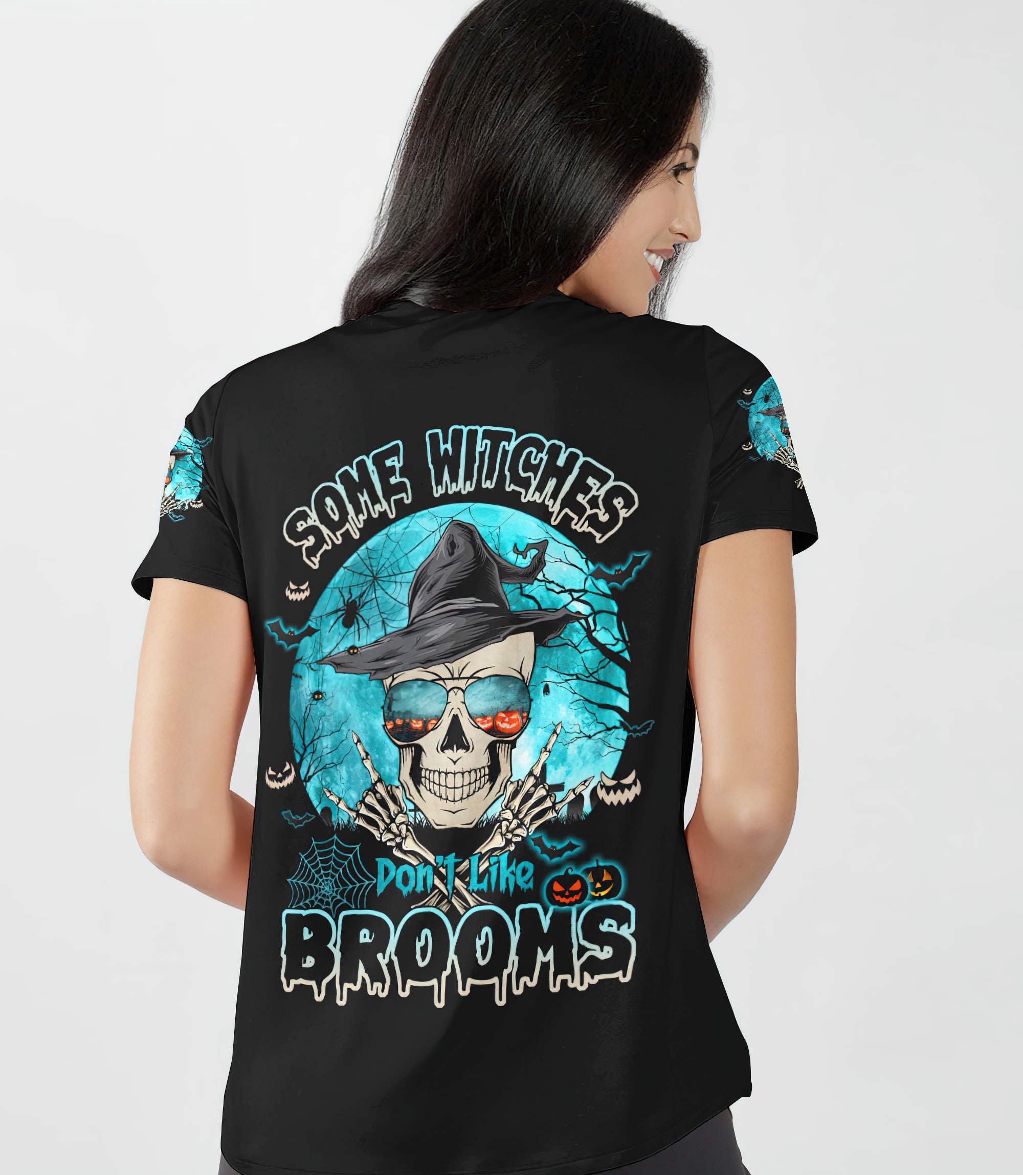 some-witches-dont-like-brooms-skull-all-over-print-women-v-neck-t-shirt