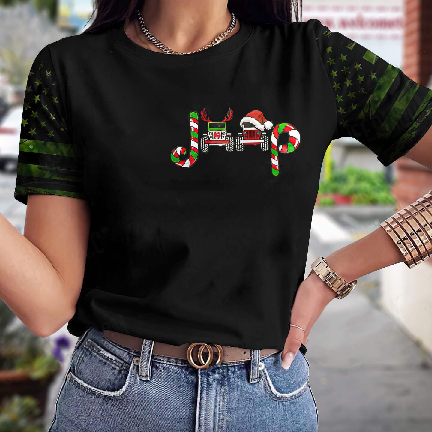 xm-background-jeep-christmas-t-shirt