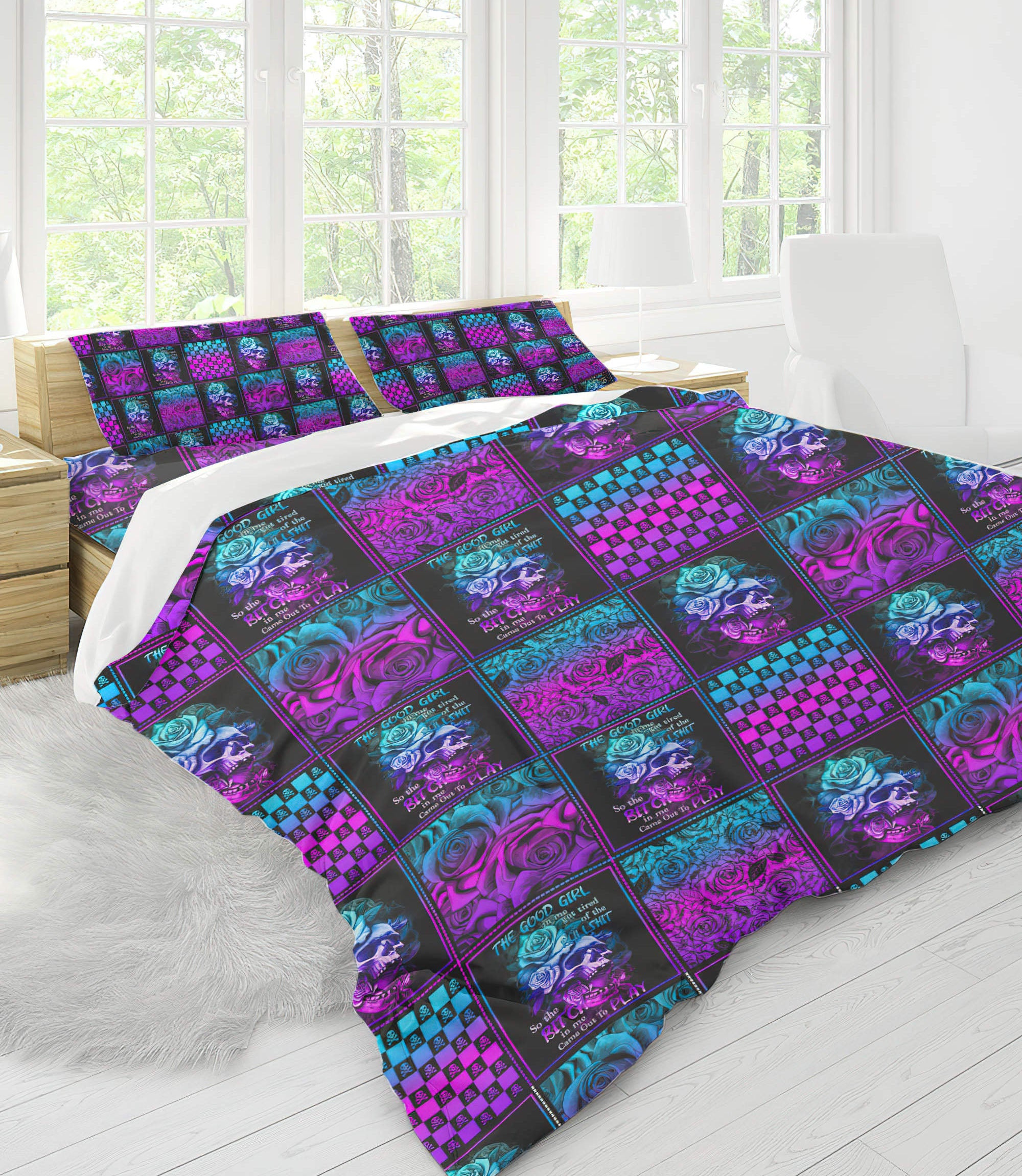 the-good-girl-in-me-got-tired-skull-bedding-set-bedding-set