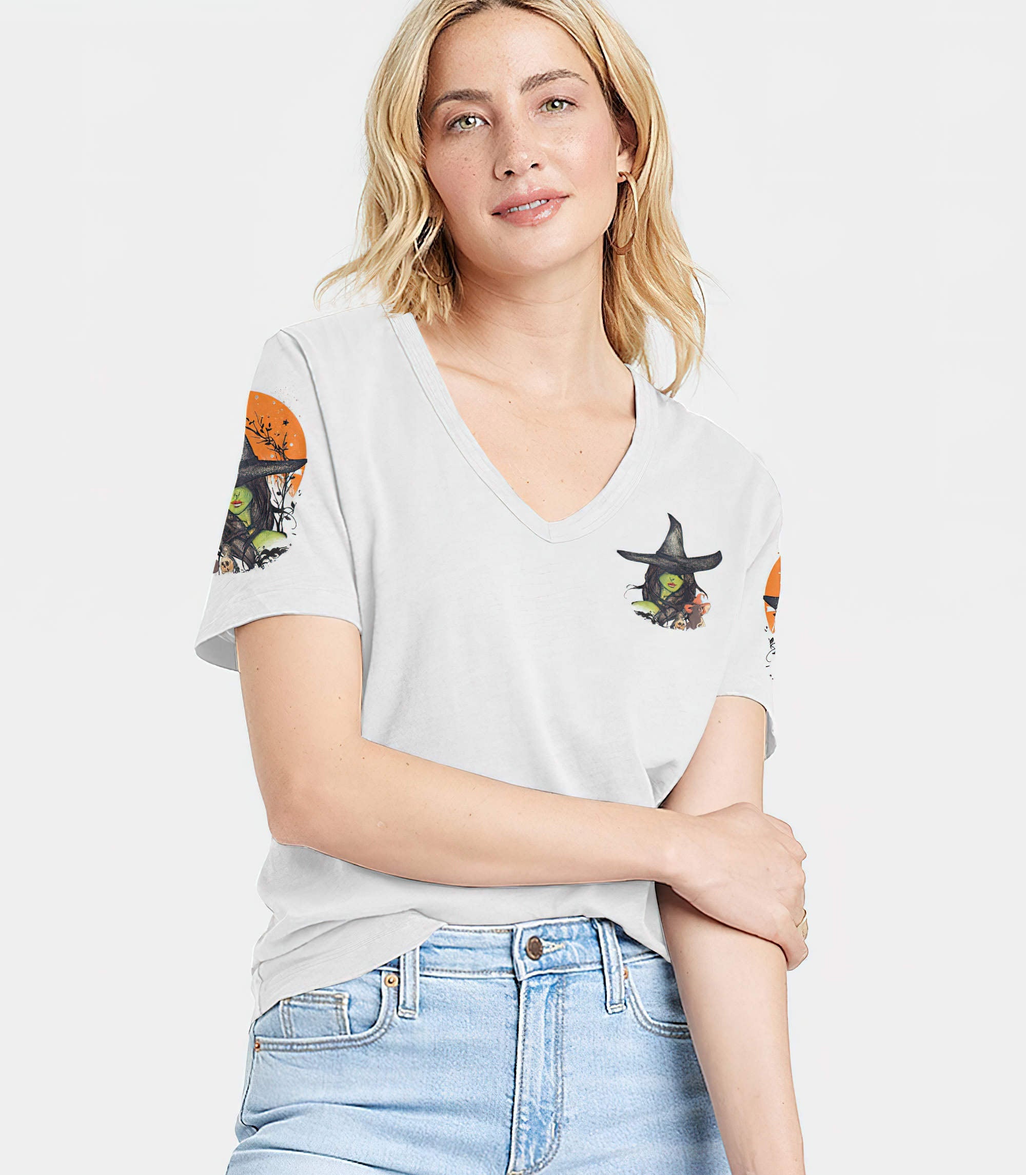 47-witch-29-hippie-witch-all-over-print-women-v-neck-t-shirt