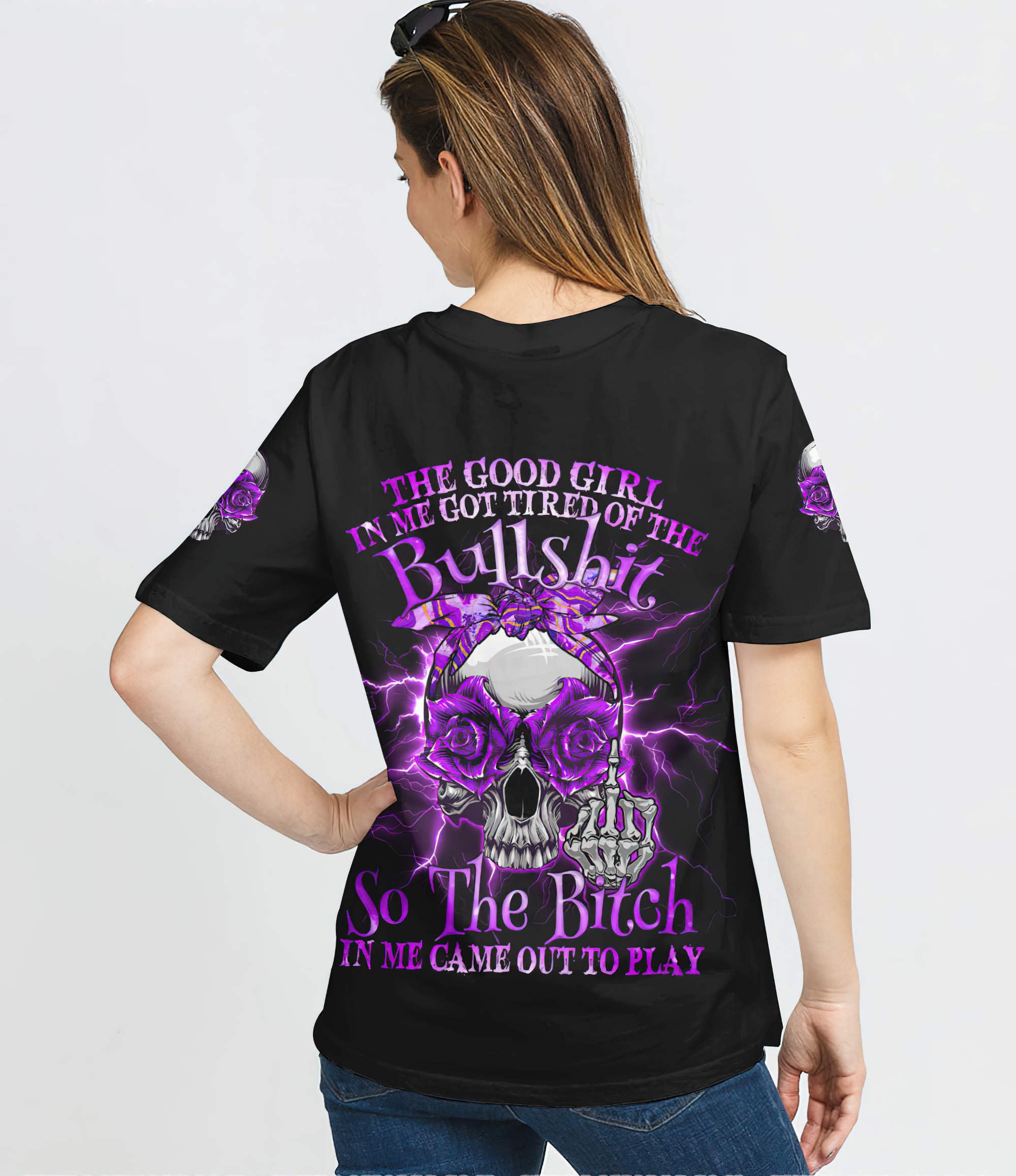 the-good-girl-in-me-purple-rose-skull-thunder-all-over-print-t-shirt