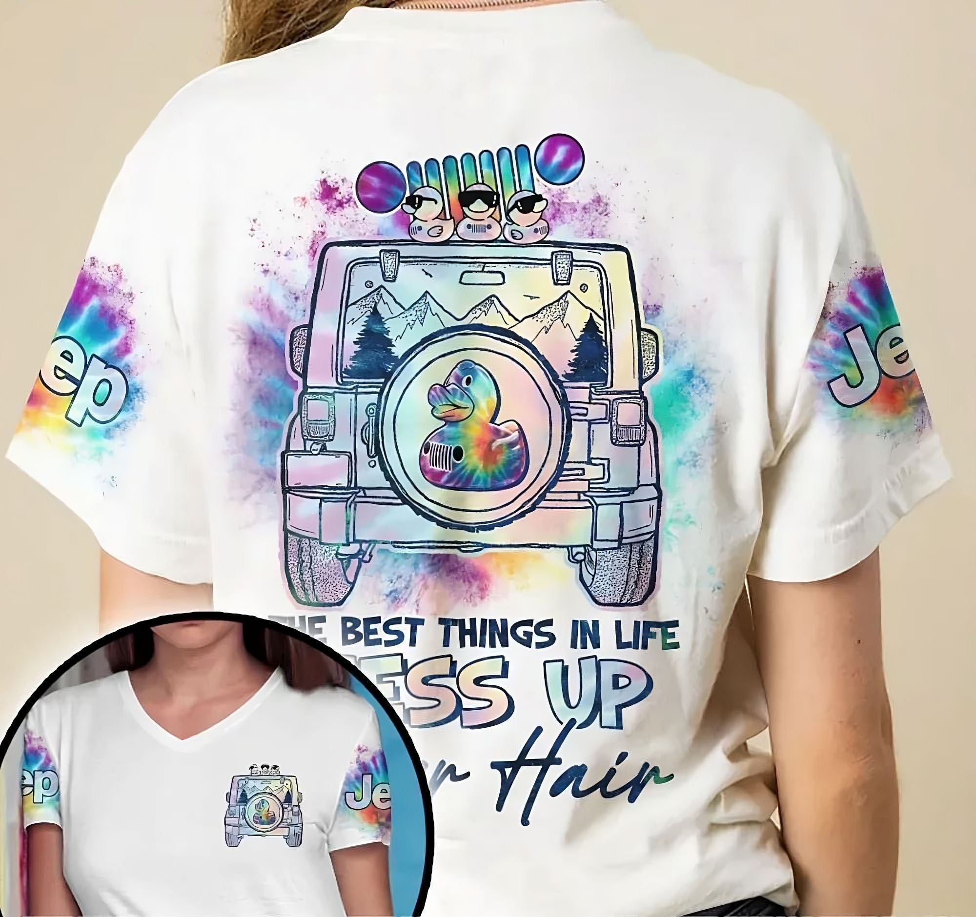 the-best-things-in-life-duck-jeep-all-over-print-t-shirt