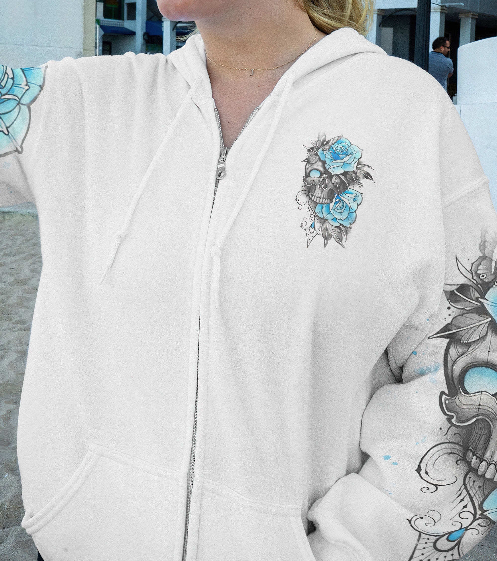 just-a-woman-who-loves-skulls-and-has-tattoos-all-over-print-2-hoodie