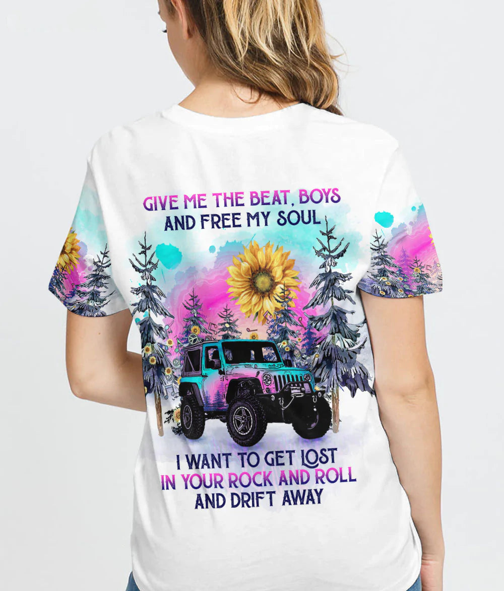 give-me-the-beat-jeep-painting-t-shirt