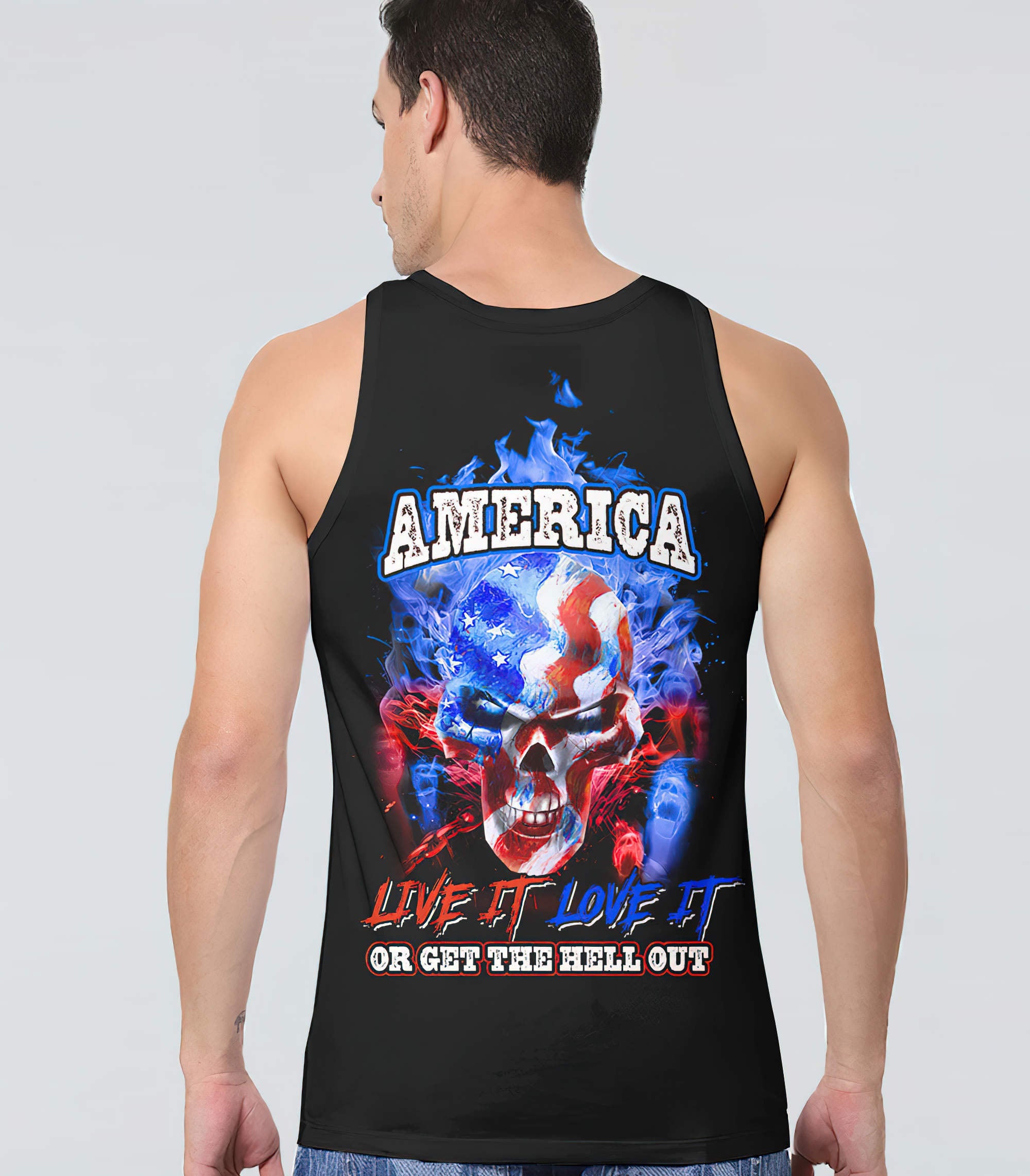 america-live-it-love-it-or-get-the-hell-out-skull-all-over-print-tank-top