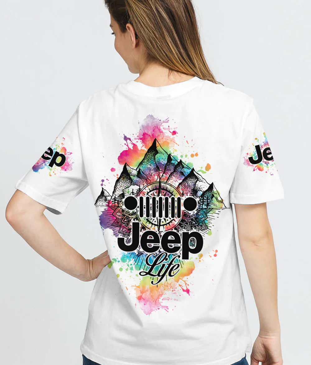 jeep-life-mountain-mandala-compass-t-shirt