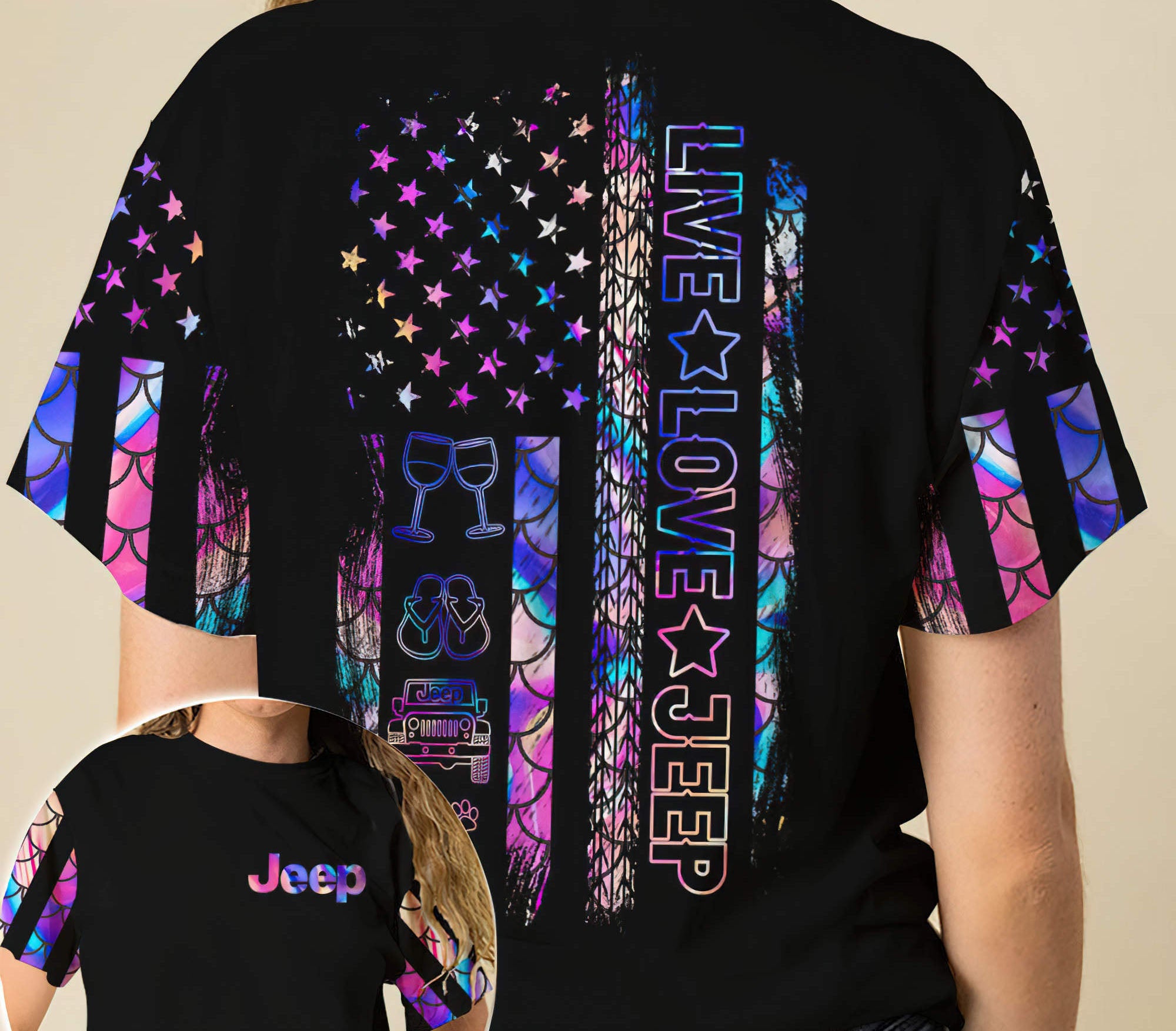 live-love-jeep-flag-t-shirt