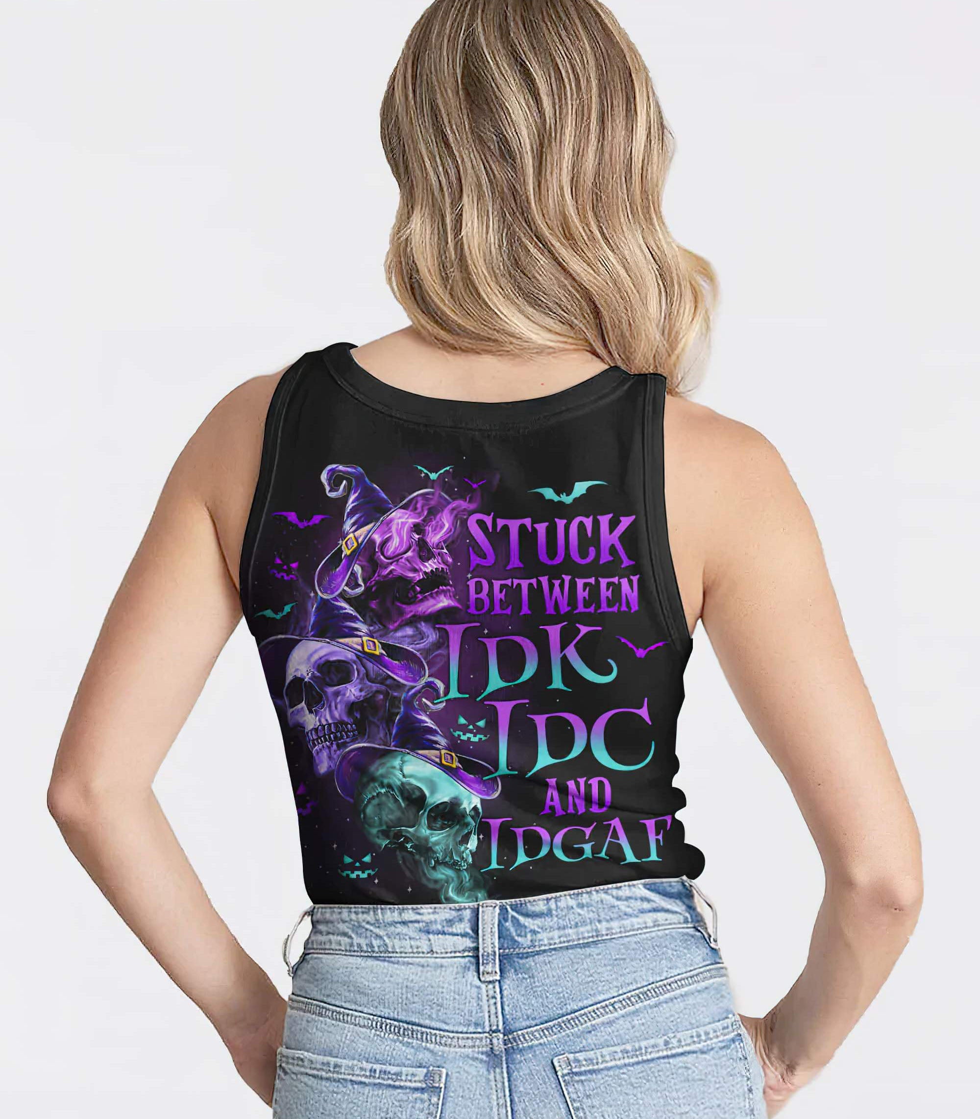 stuck-between-3-skulls-witch-all-over-print-tank-top