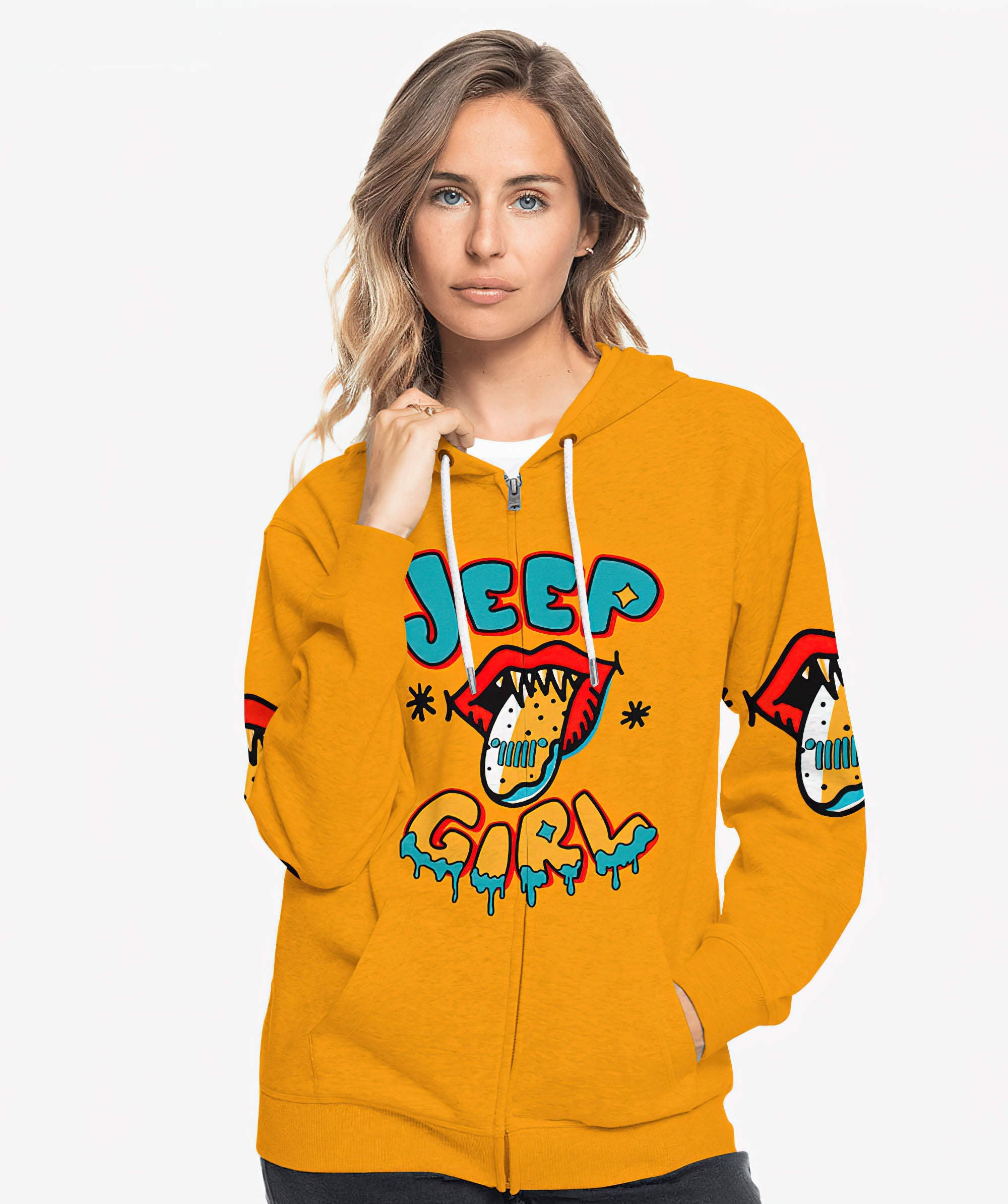 jeep-girl-lips-art-hoodie