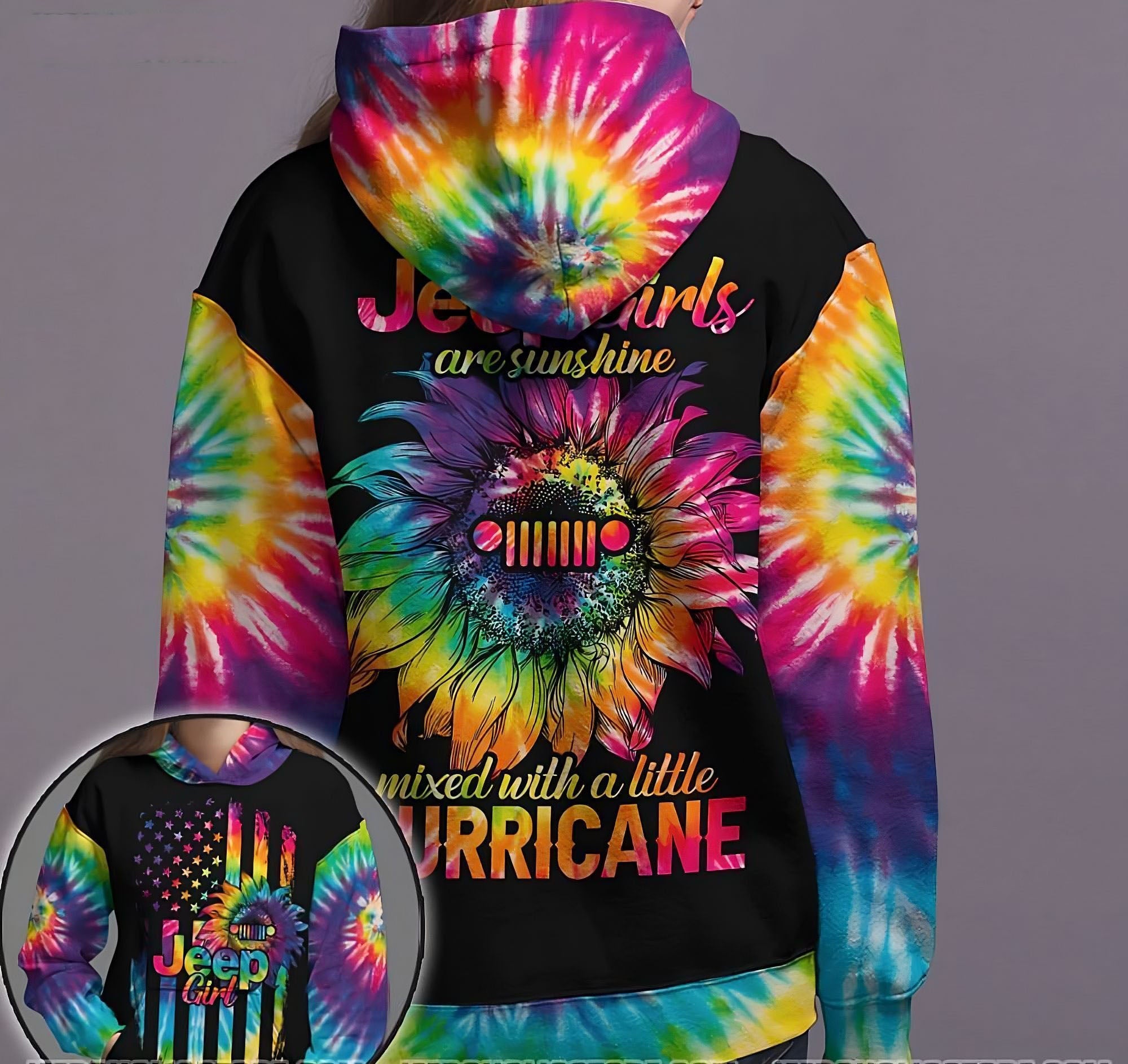 jeep-girl-sunflower-tie-dye-all-over-print-hoodie