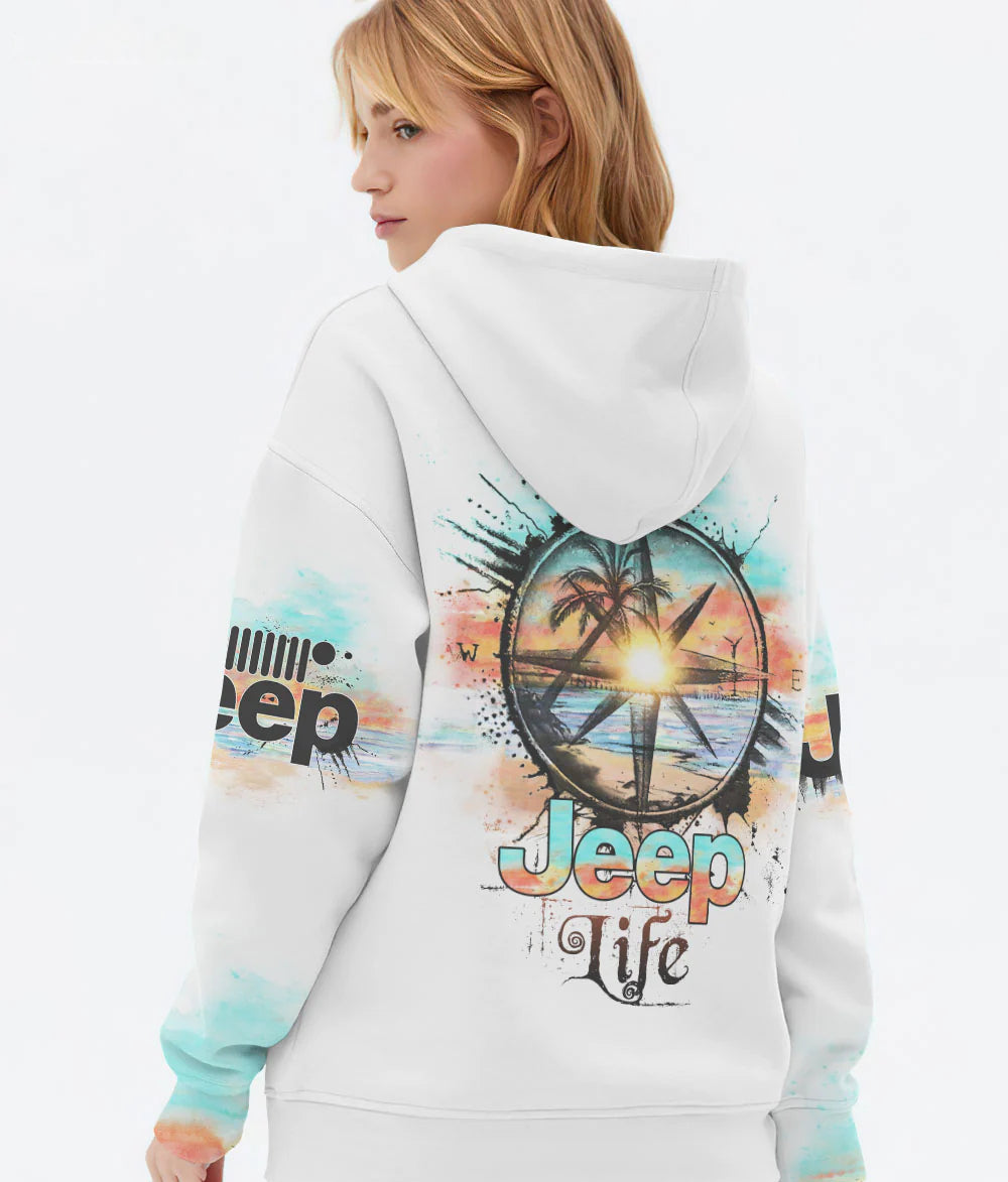 jeep-life-beach-compass-hoodie