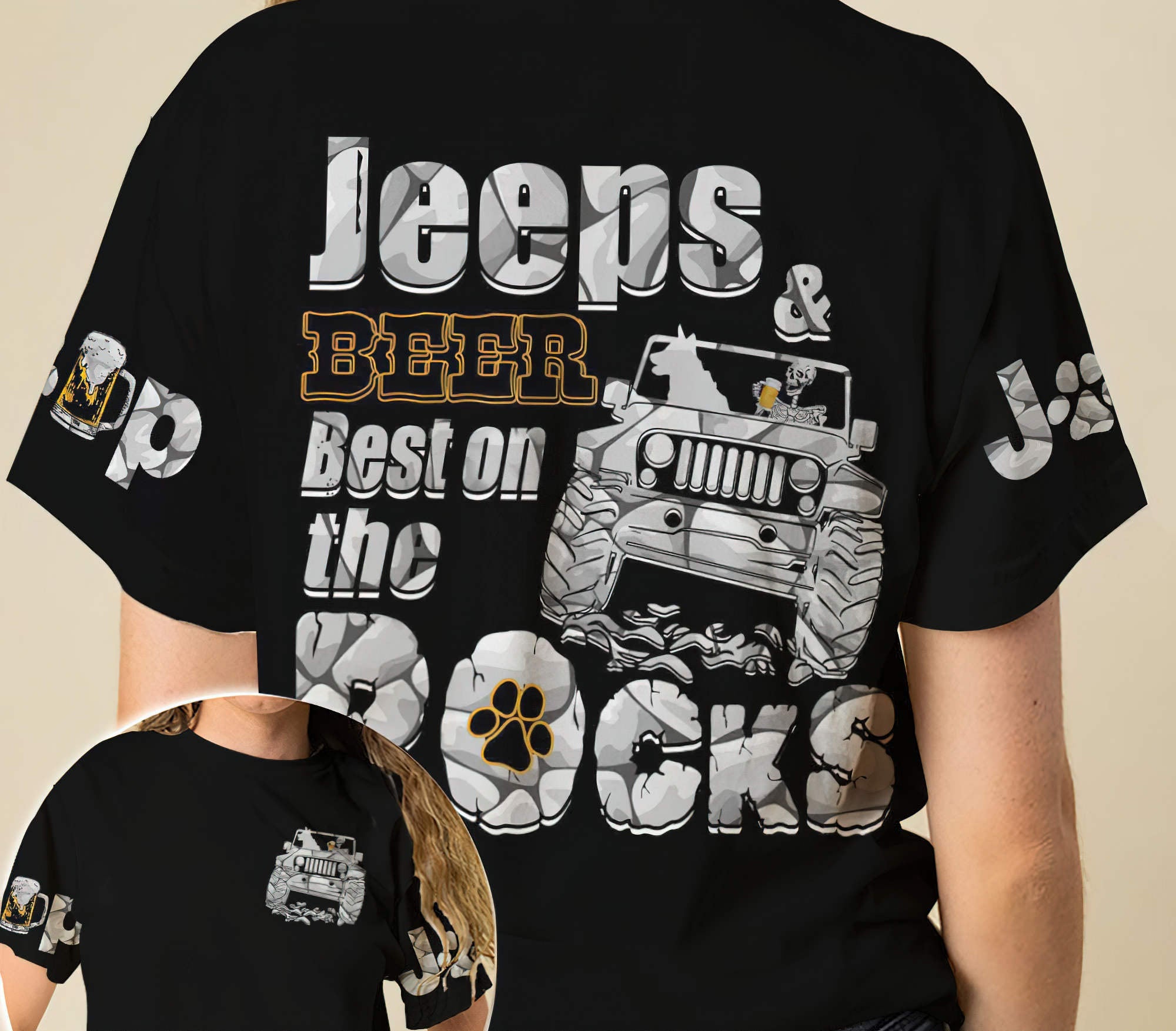 jeeps-and-beer-best-on-the-rocks-t-shirt