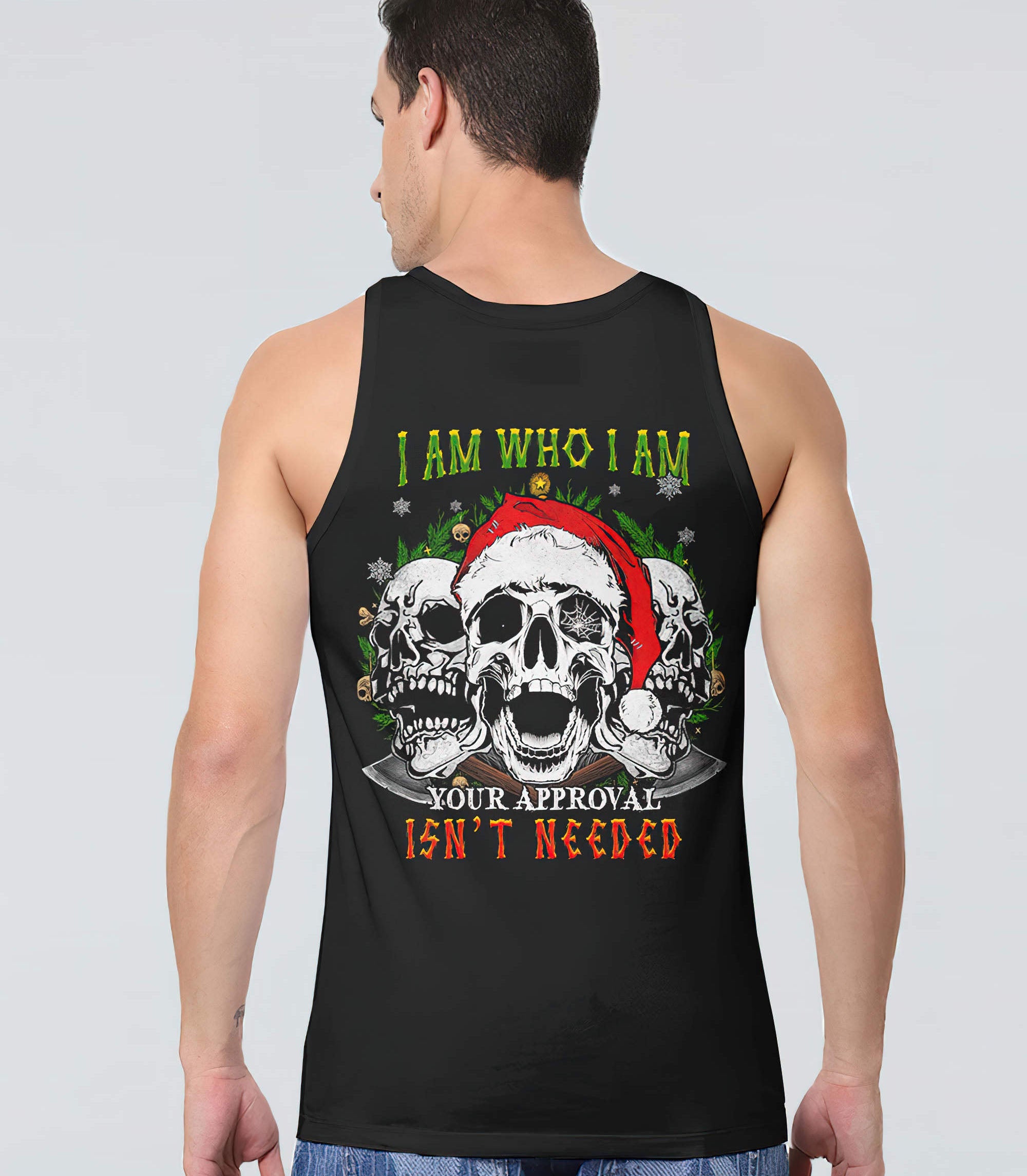 i-am-who-i-am-skull-christmas-all-over-print-tank-top