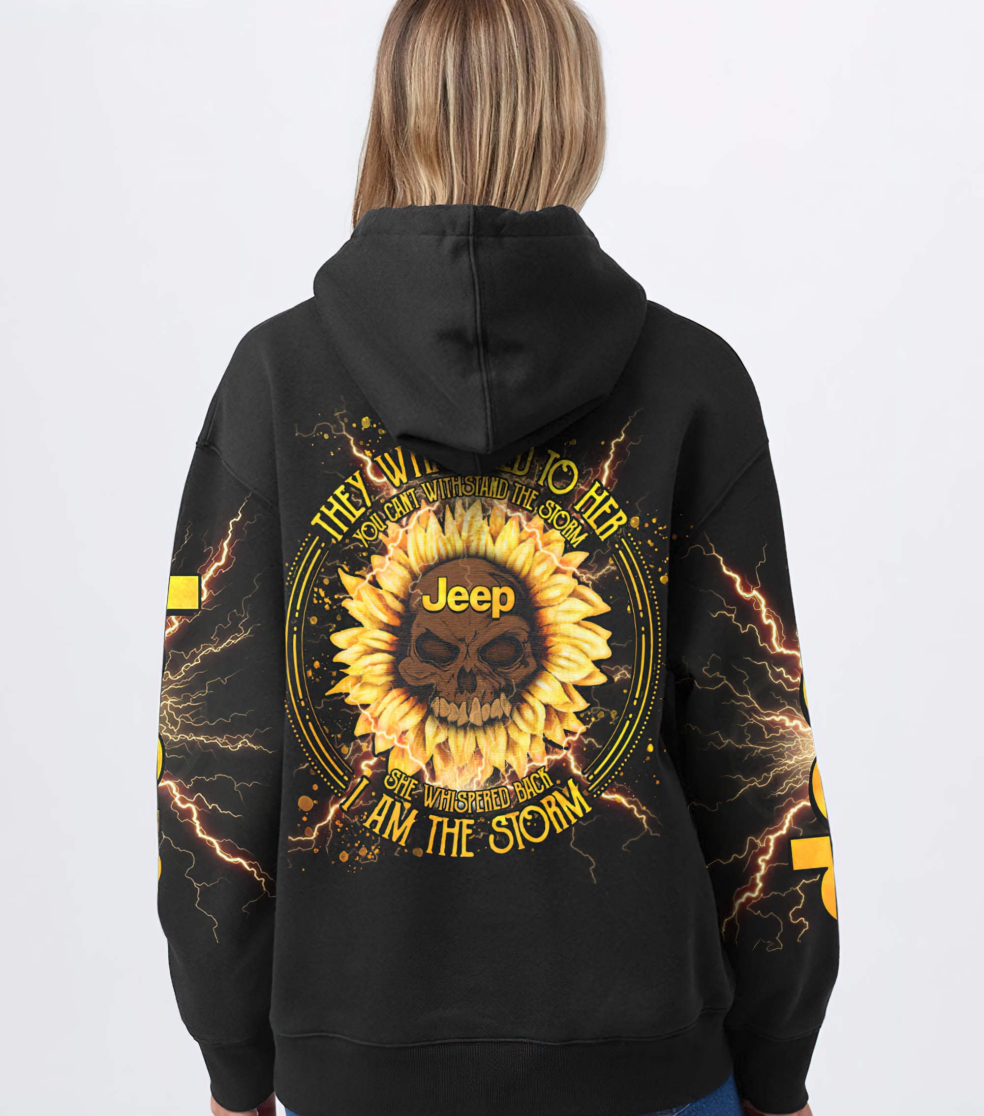 i-am-the-storm-sunflower-skull-jeep-hoodie