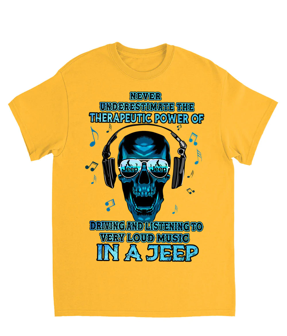 loud-music-in-a-jeep-skull-t-shirt