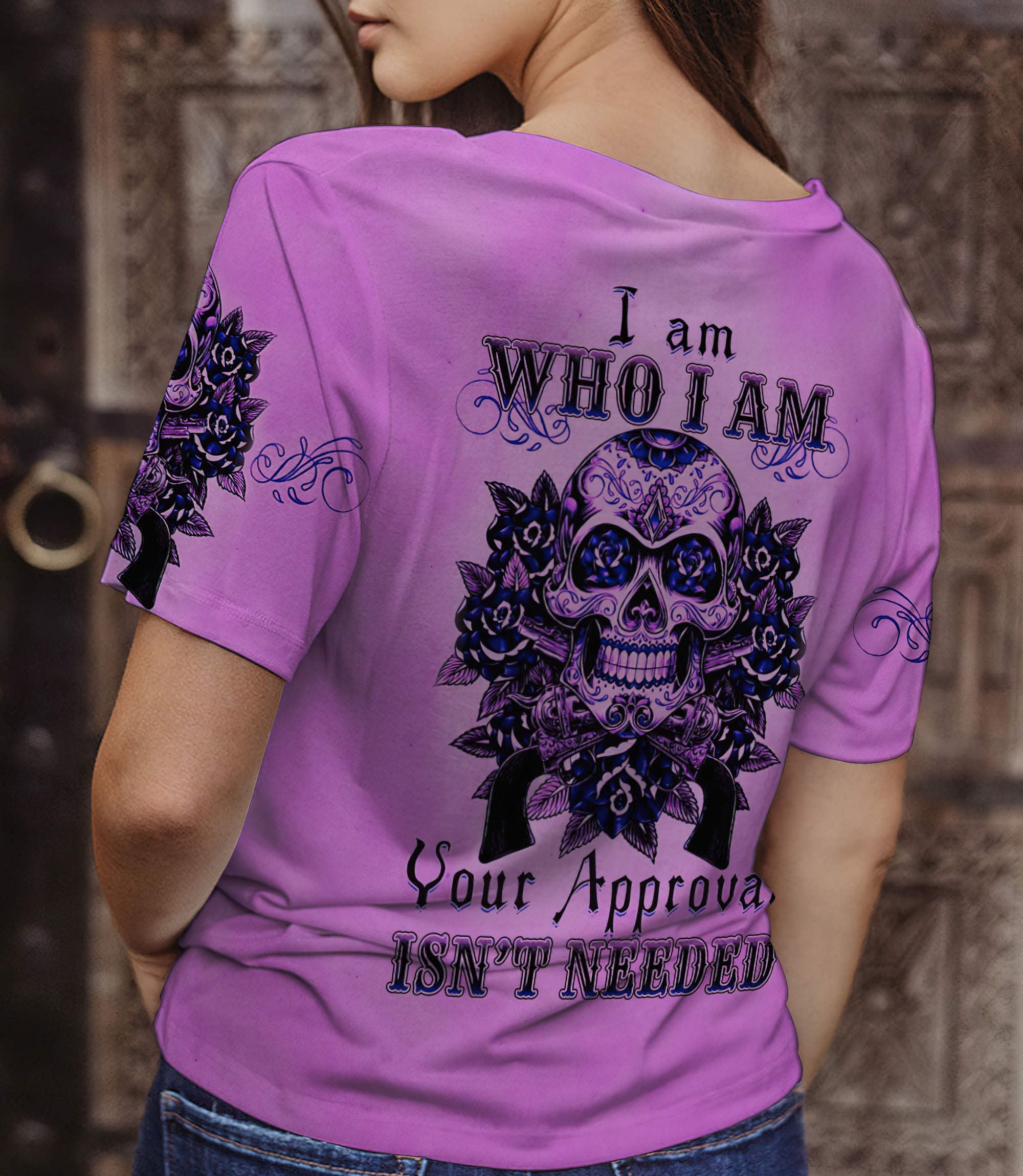 i-am-who-i-am-skull-all-over-print-7-women-v-neck-t-shirt