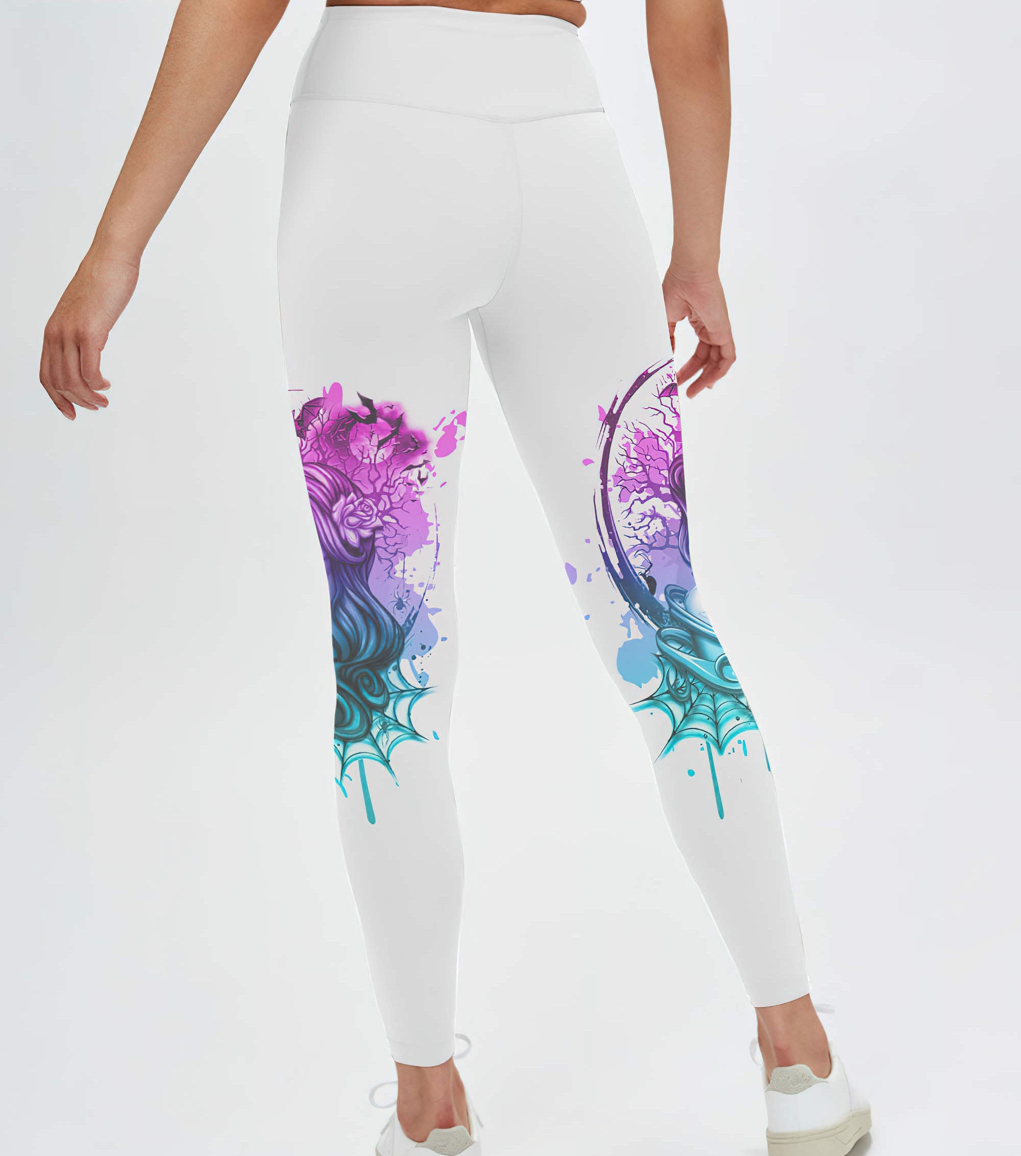 im-humble-enough-to-know-skull-girl-all-over-print-leggings