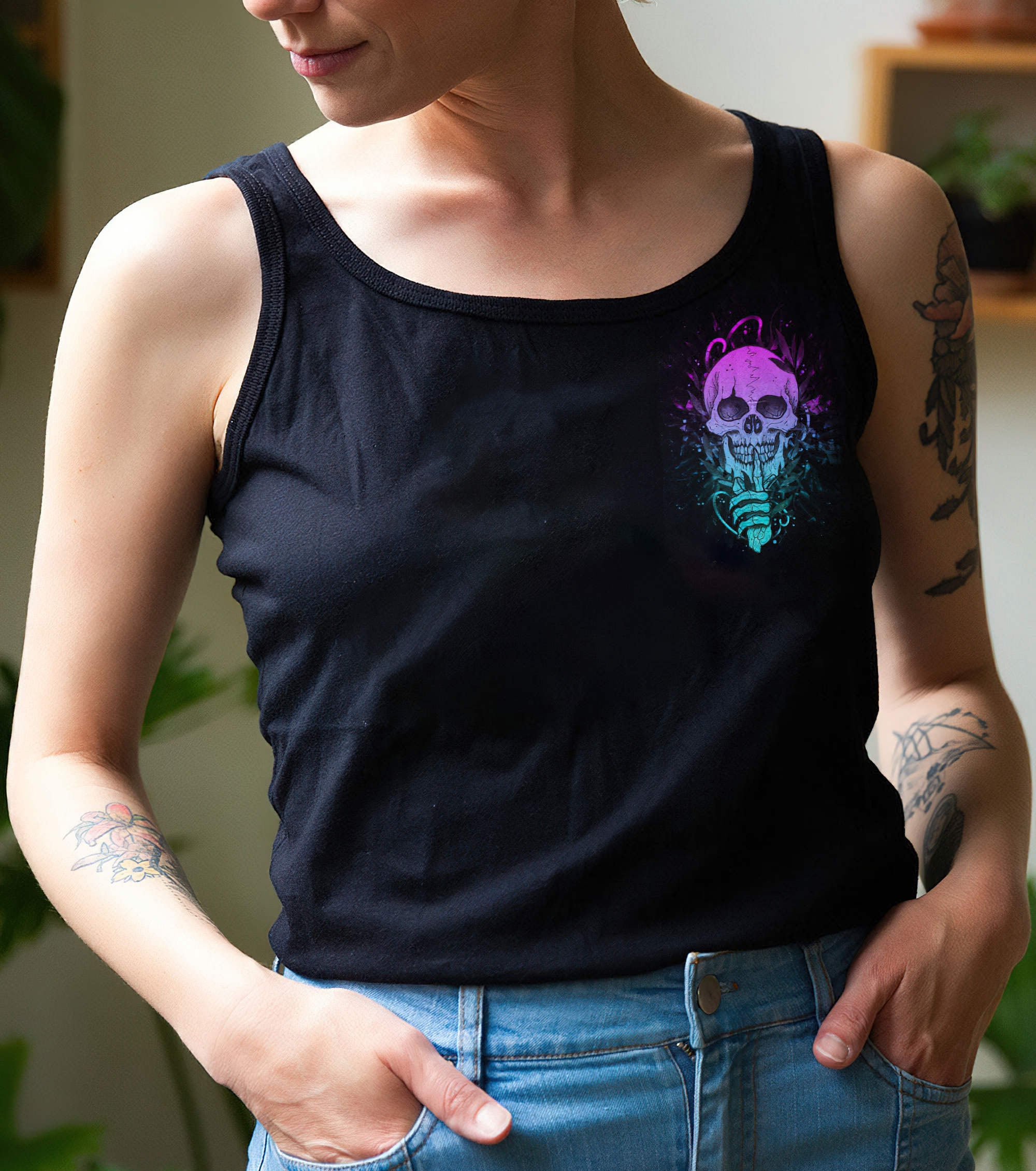 if-im-too-quiet-skull-all-over-print-tank-top