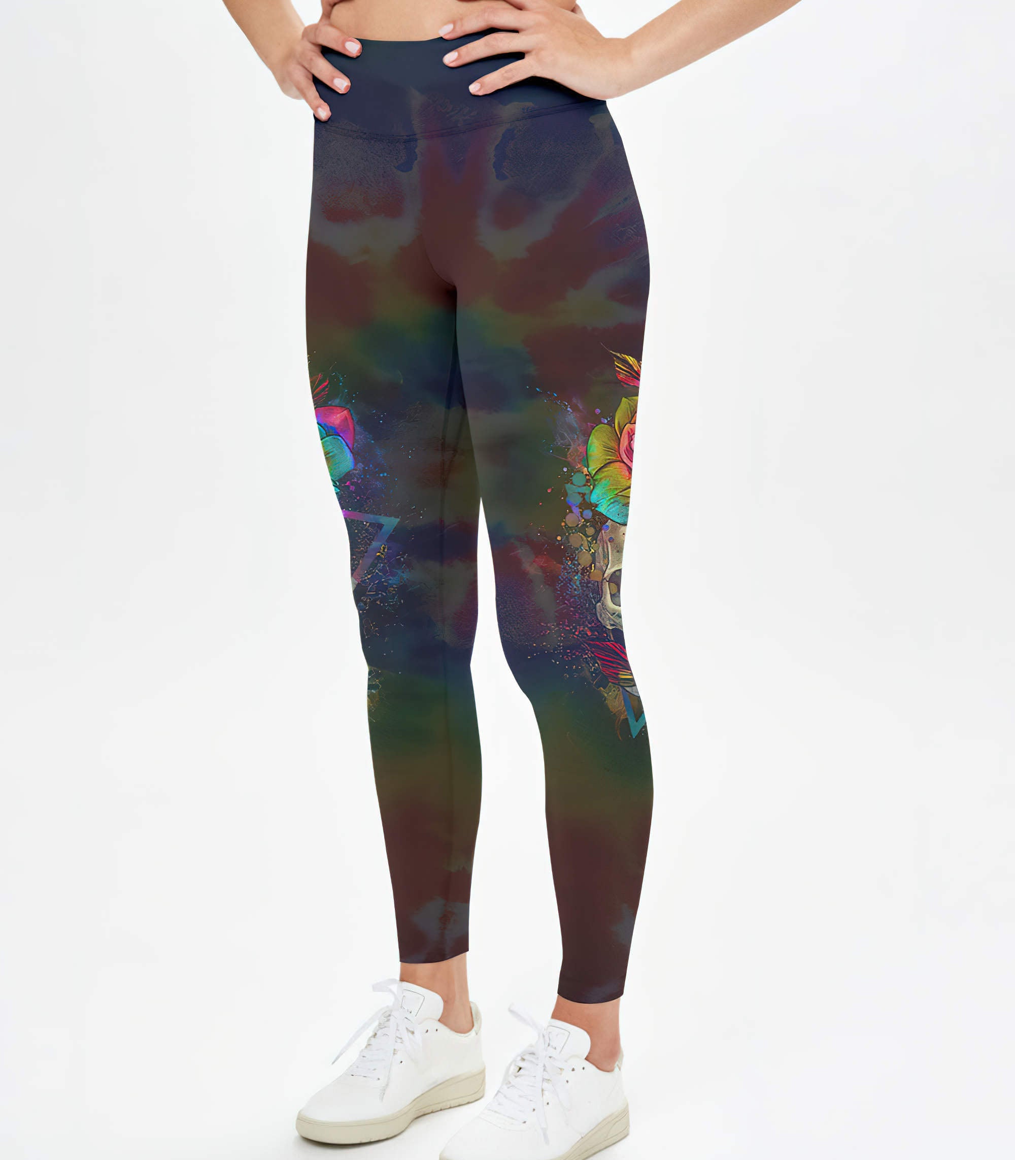 the-good-girl-in-me-got-tired-skull-all-over-print-3-leggings